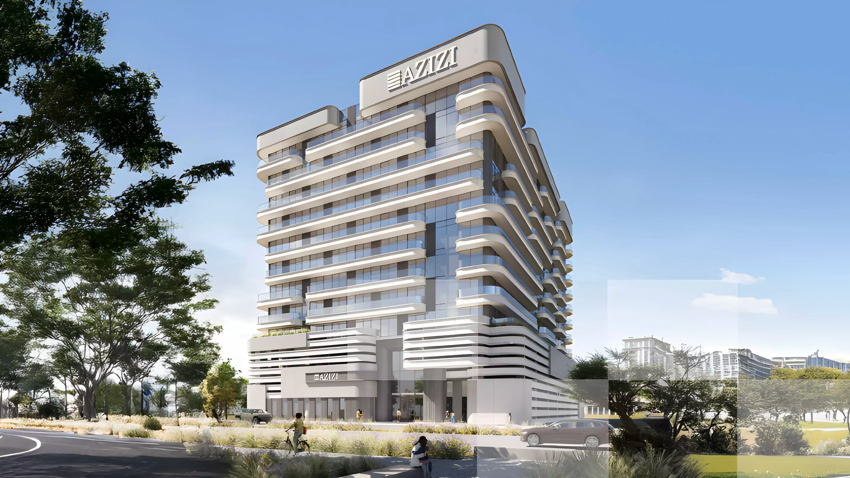 Impressie van Azizi Amir, appartementen van Azizi Developments in Al Furjan, Dubai