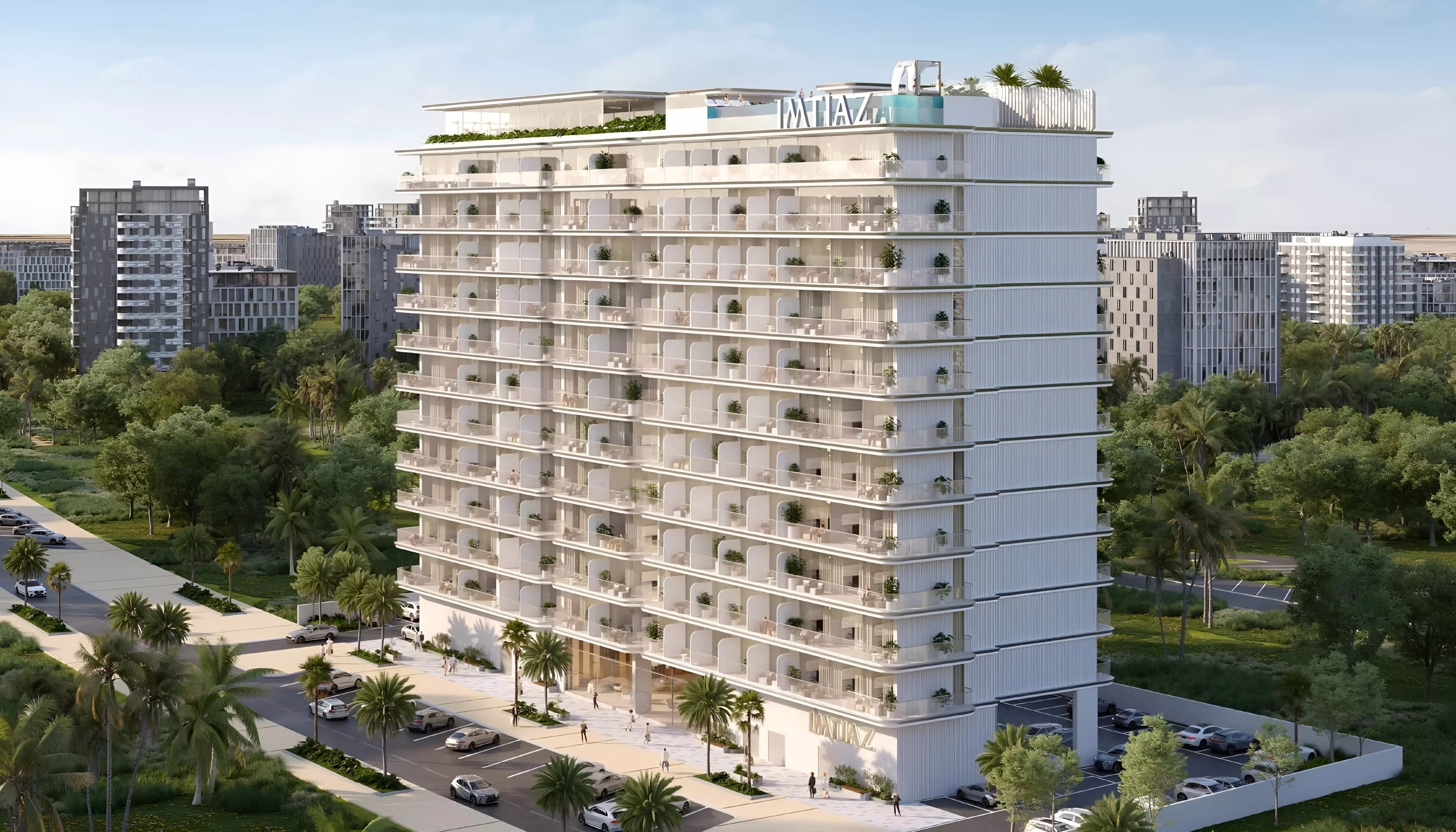 Impressie van Cove Edition 6, appartementen van Imtiaz Developments in Dubai Land Residence Complex, Dubai