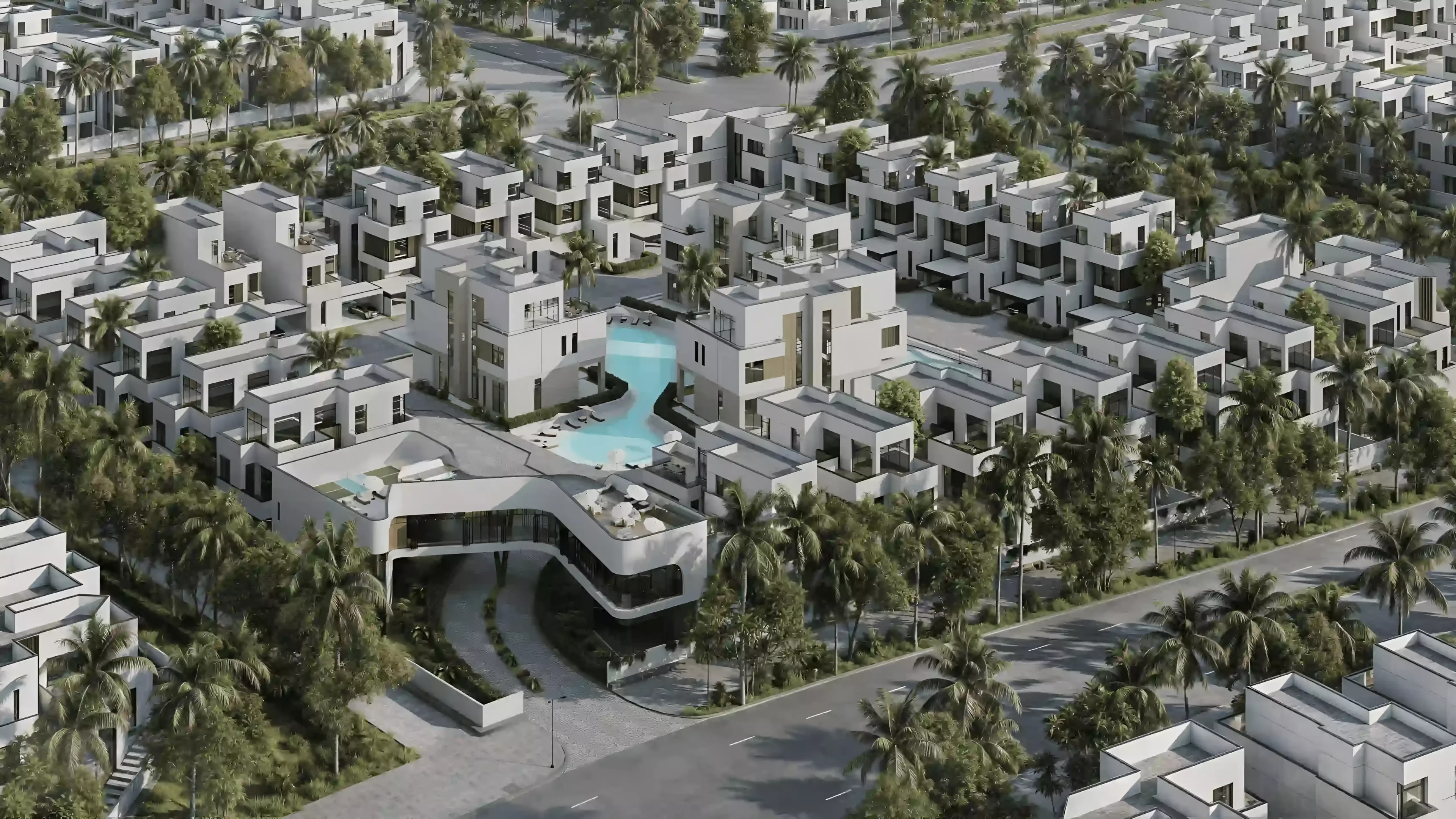 Impressie van Selora Residences, villa's van Swank Developments in Mohammed Bin Rashid City, Dubai