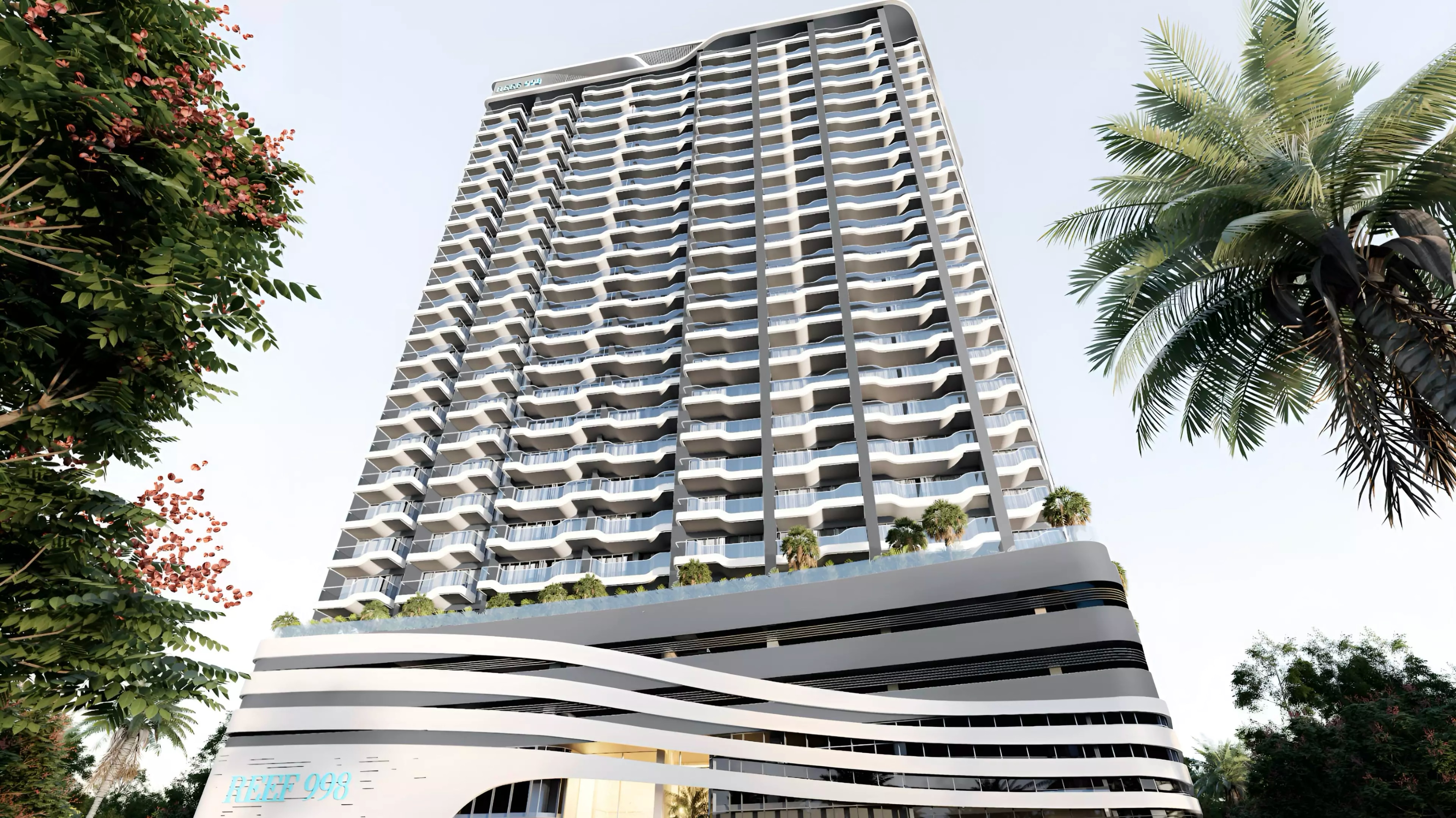 Impressie van Reef 998, appartementen van Reef Luxury Development in Dubai Land Residence Complex, Dubai