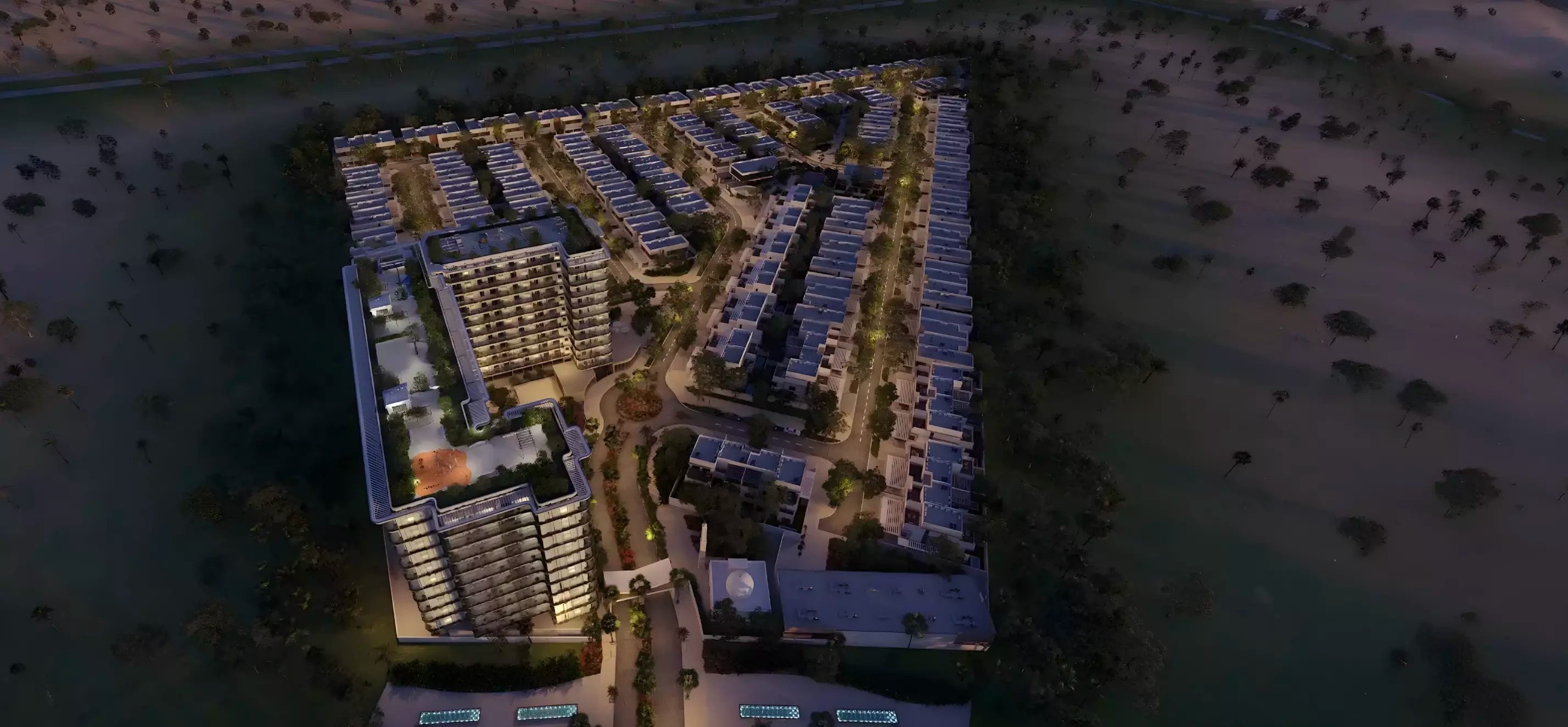 Impressie van California Residences, appartementen van GFH Real Estate in California Village, Dubai