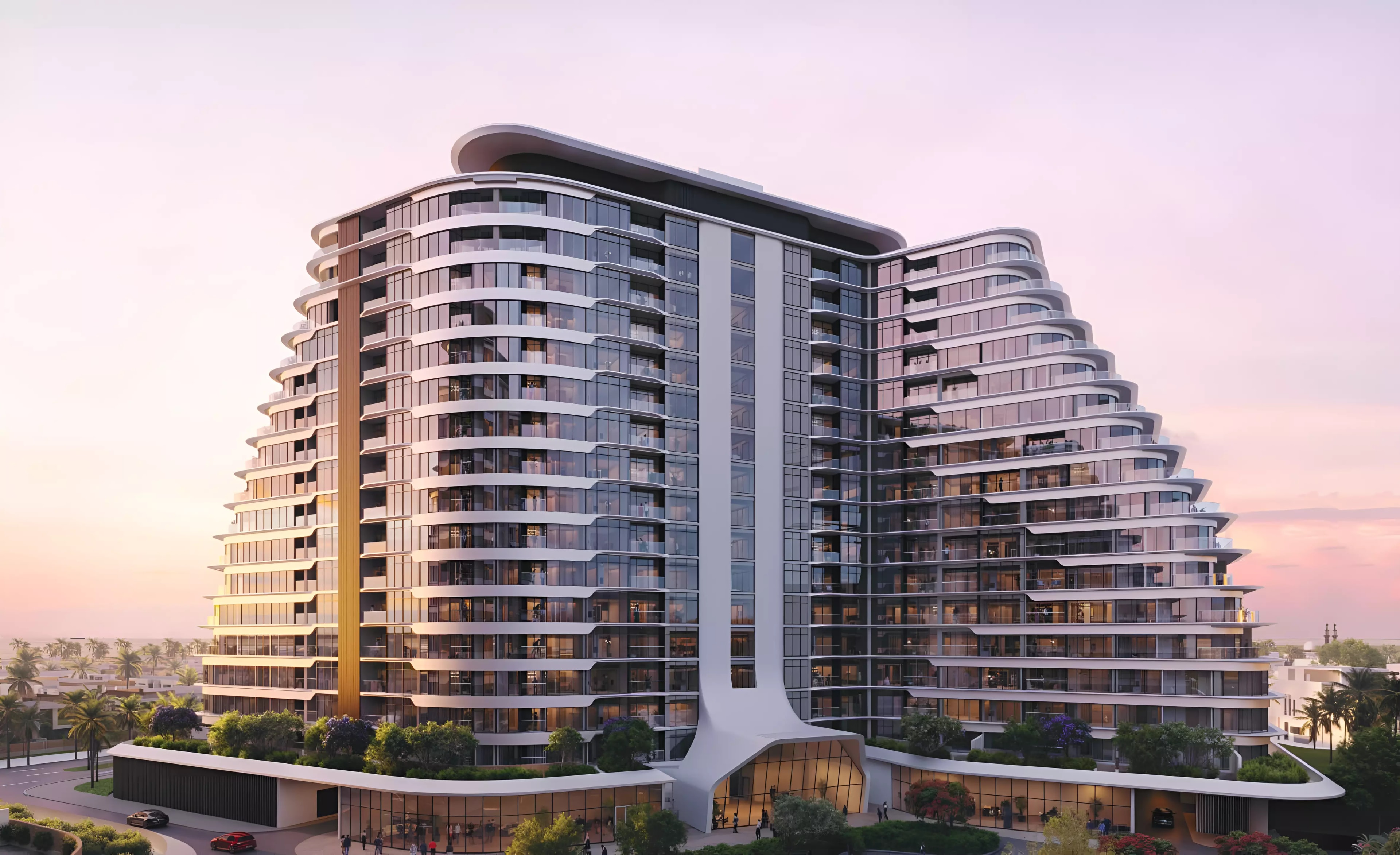Impressie van Cascada, appartementen van BT Holdings in Dubai South (Dubai World Central), Dubai