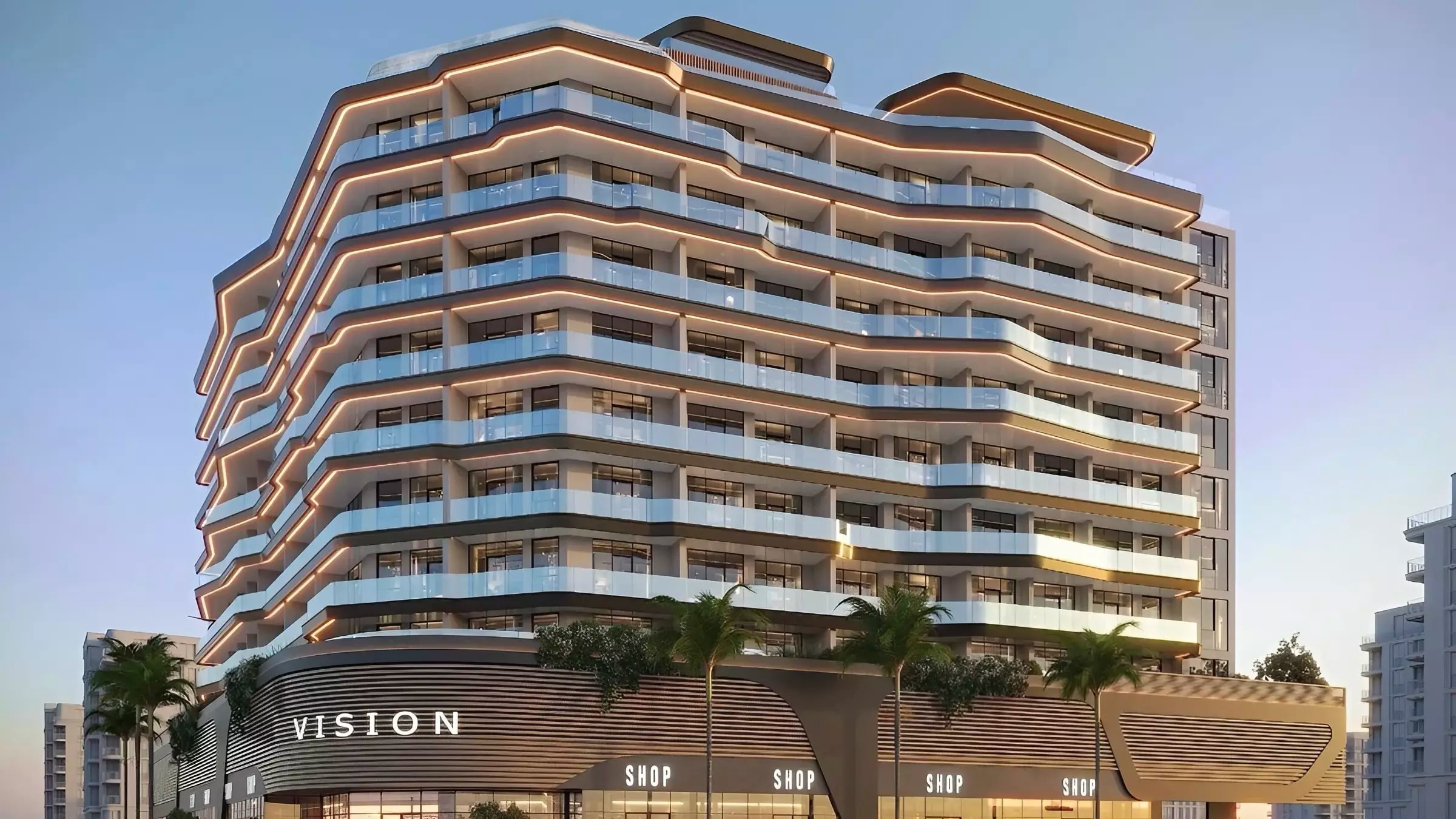 Impressie van Reem by Vision, appartementen van Vision Development in Liwan, Dubai