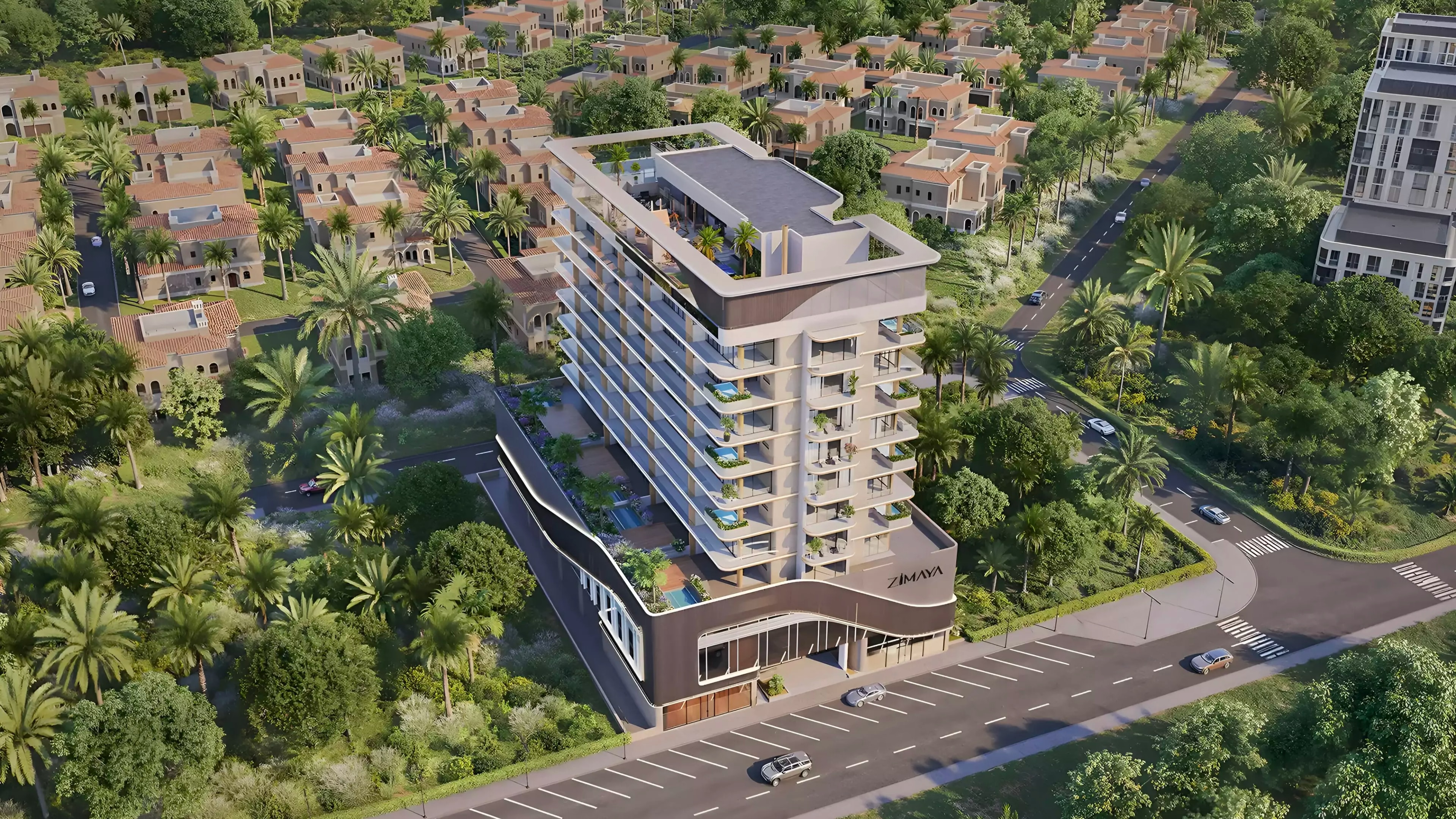 Impressie van Celeste Heights, appartementen van Zimaya Properties in Al Furjan, Dubai