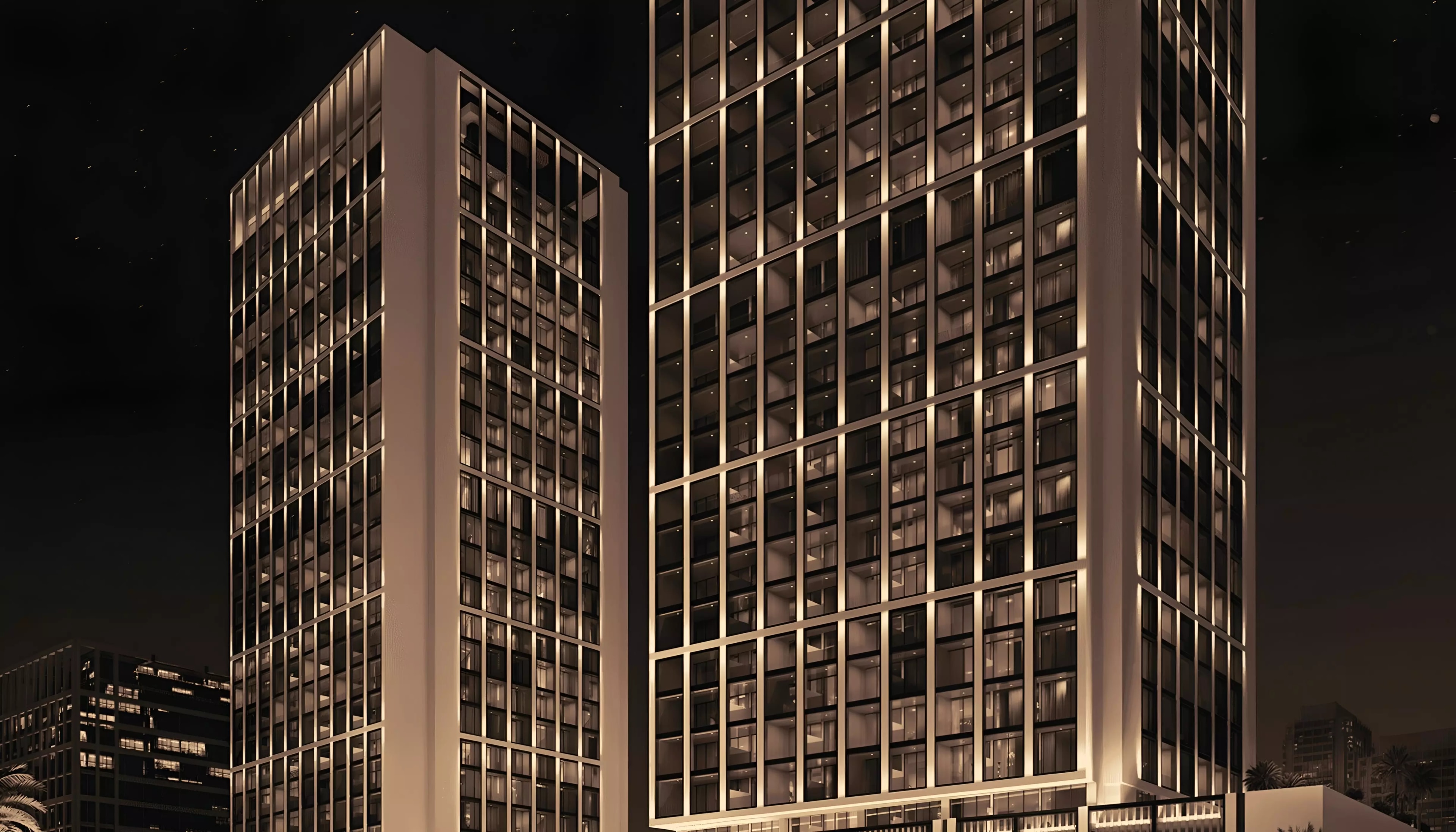 Impressie van Binghatti Moonlight, appartementen van Binghatti Developers in Al Jaddaf, Dubai