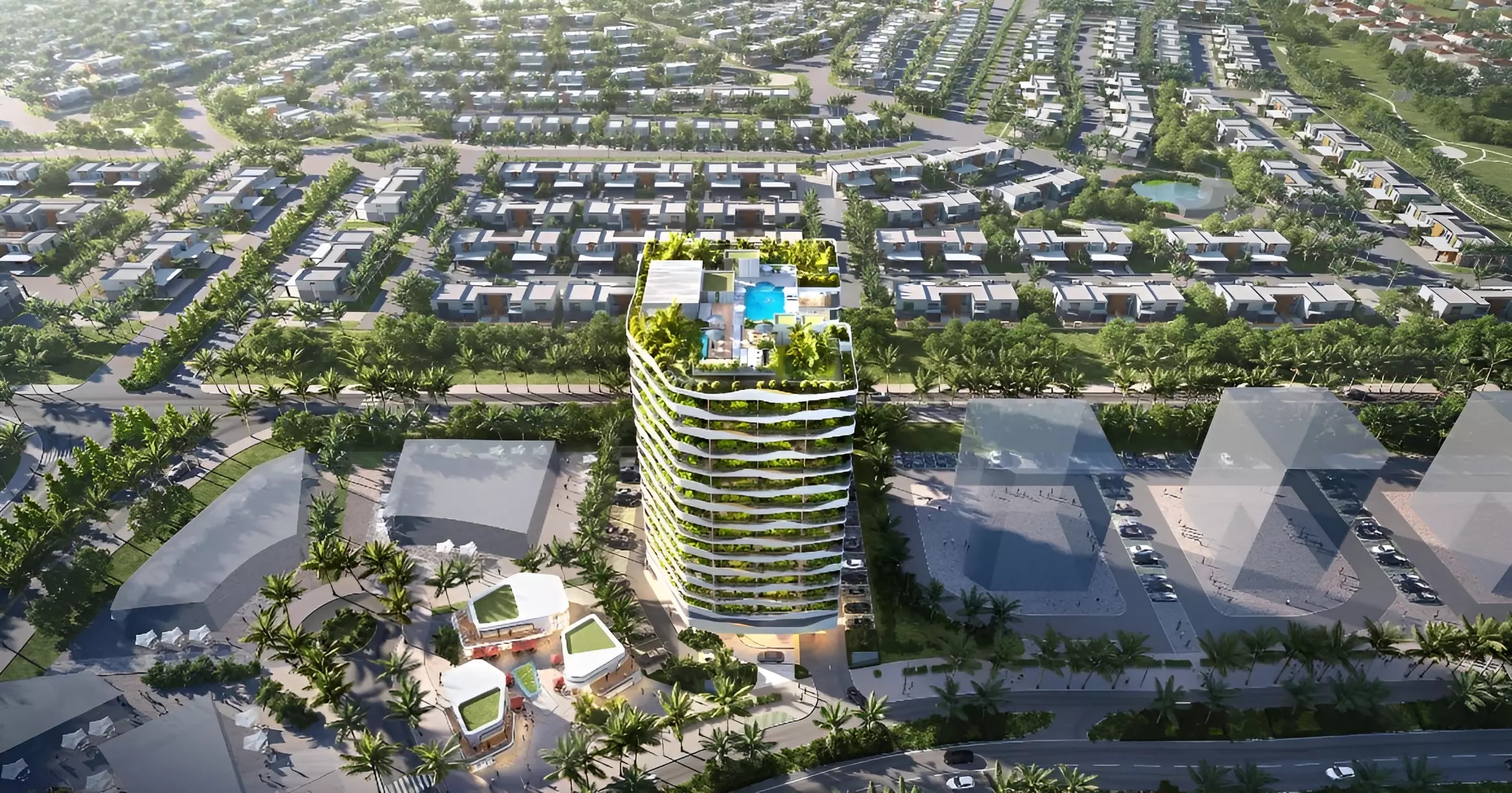 Impressie van Forest City phase 2 By Al Helal Al Zahaby Real Estate, appartementen van Al Helal Al Zahaby Real Estate in Dubai Land Residence Complex, Dubai