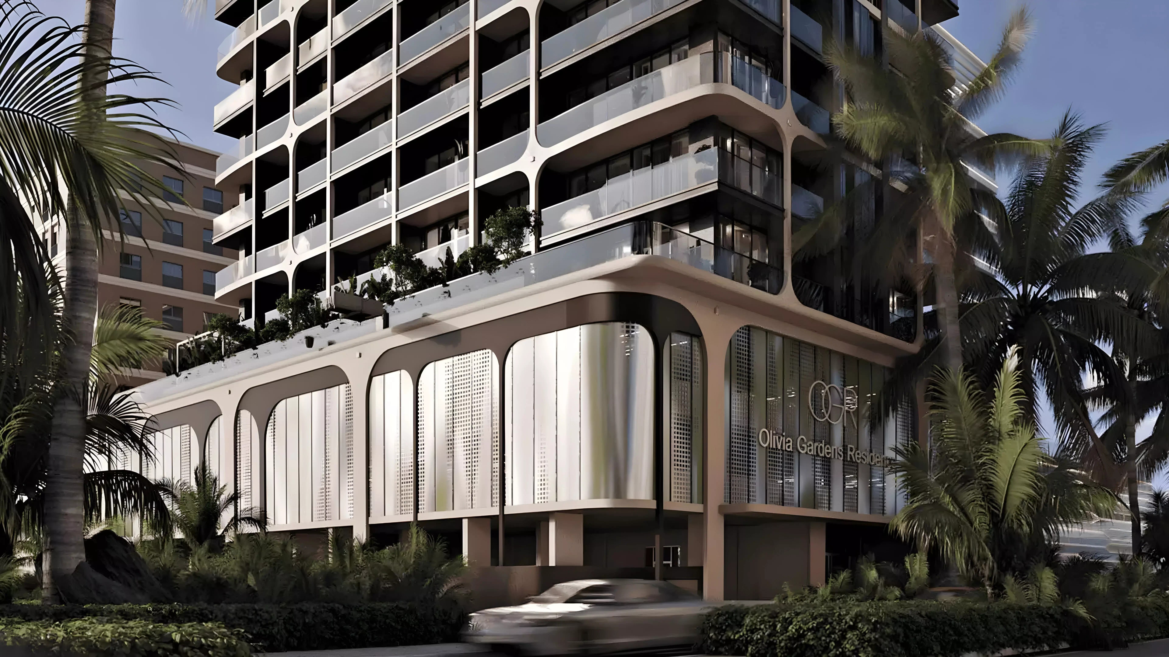 Impressie van Olivia Gardens Residence, appartementen van Segrex Development in Jumeirah Garden City, Dubai