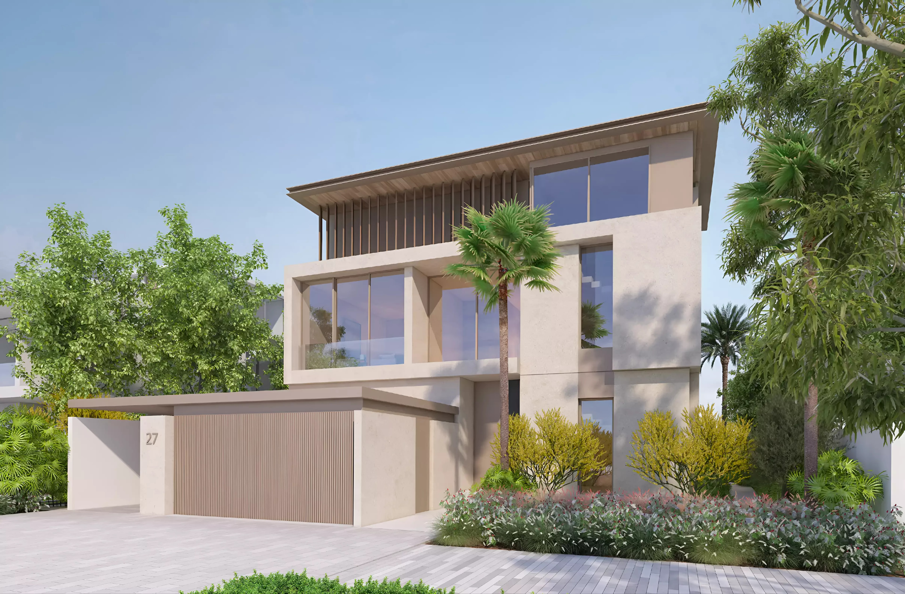 Impressie van Villa Wave Crest, villa's van Nakheel in Palm Jebel Ali, Dubai