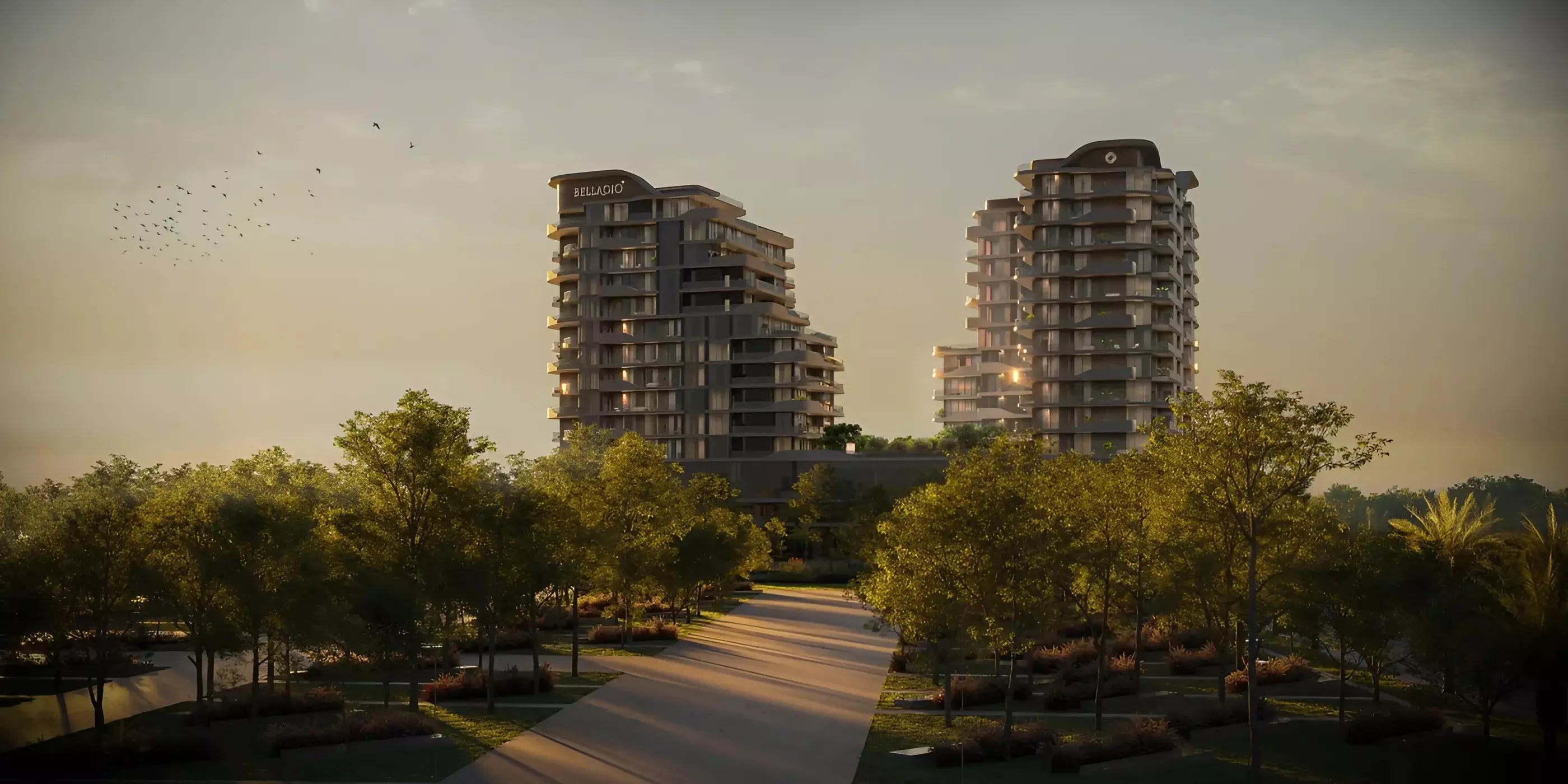 Impressie van Bellagio by Sunrise, appartementen van Sunrise Capital in Wasl Gate, Dubai