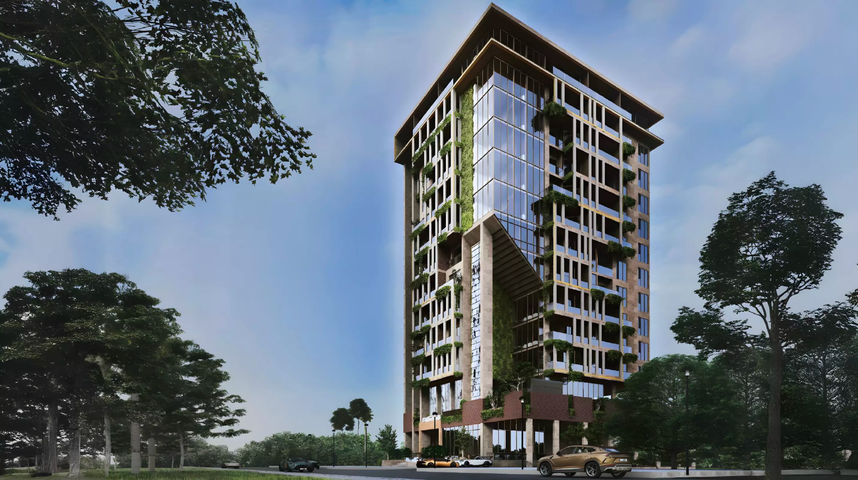 Impressie van Amazonia, appartementen van Palladium Development in Al Jaddaf, Dubai
