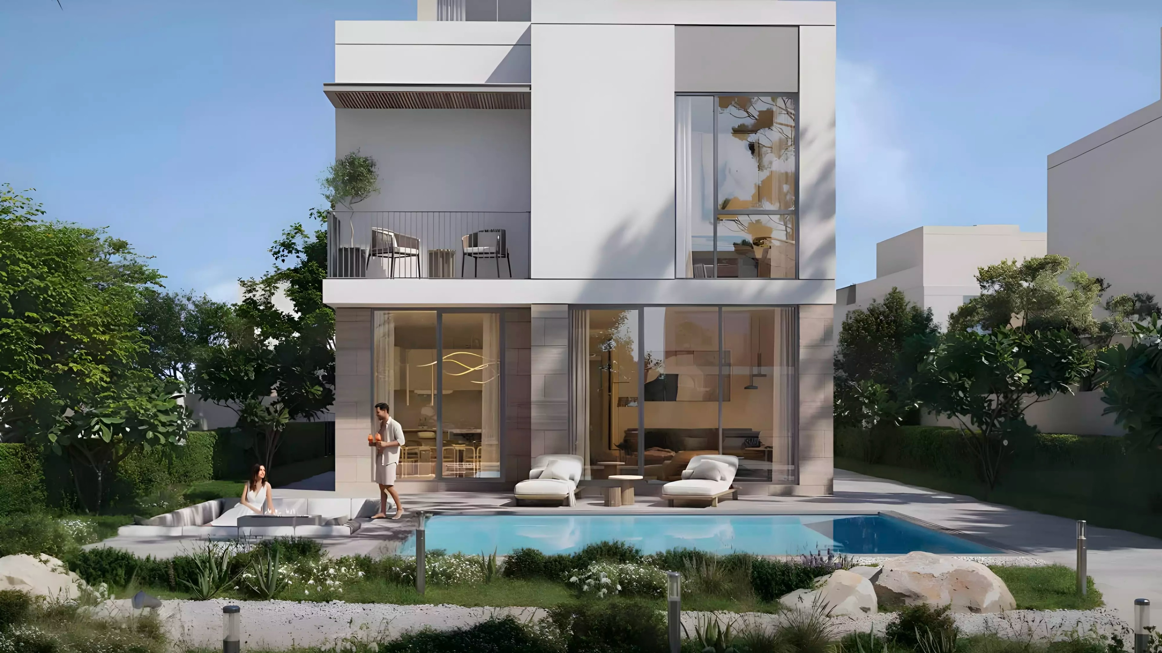 Impressie van Ovelle, villa's van Emaar Properties in The Valley, Dubai