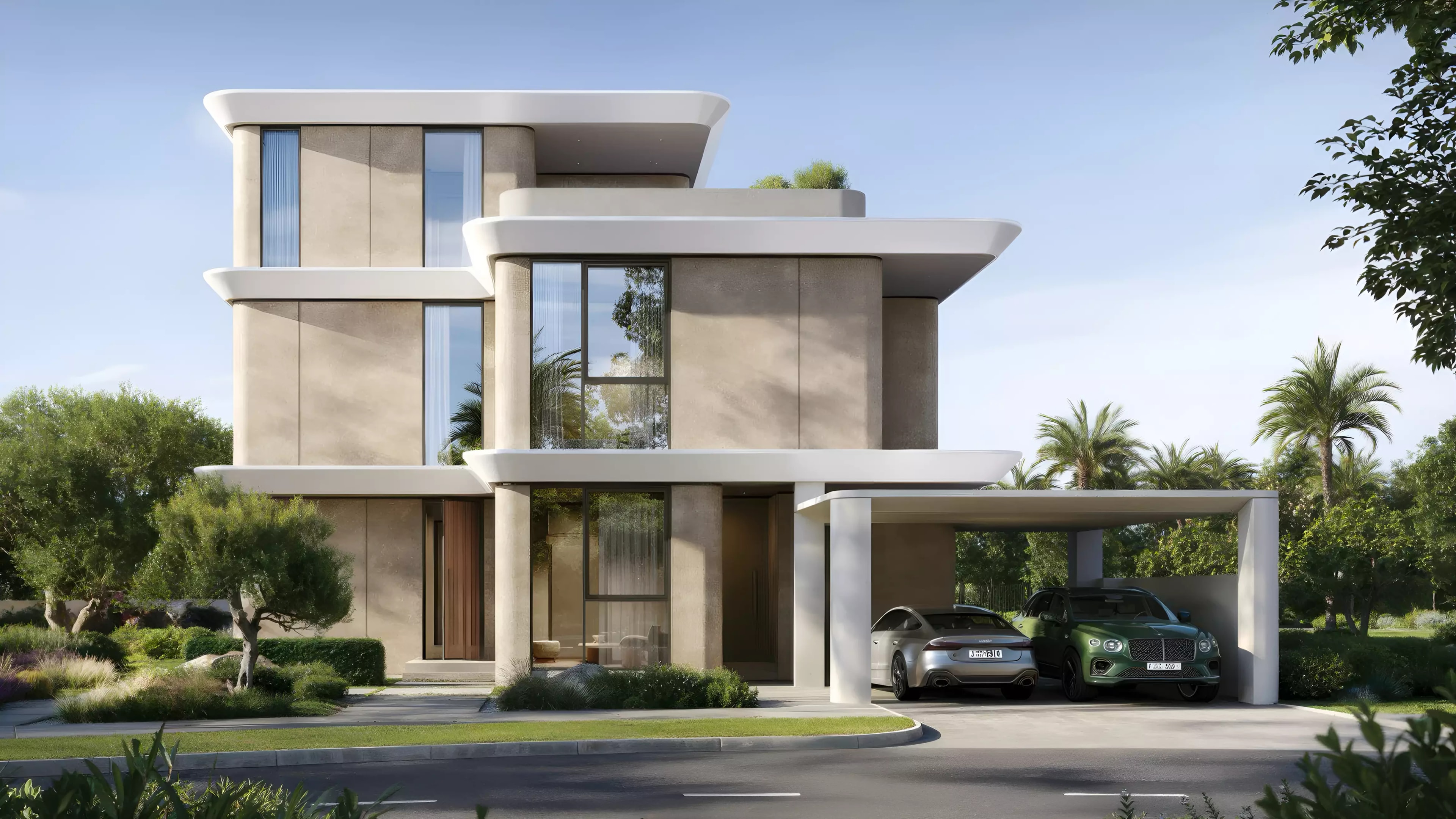 Impressie van Farm Grove, villa's van Emaar Properties in The Valley, Dubai