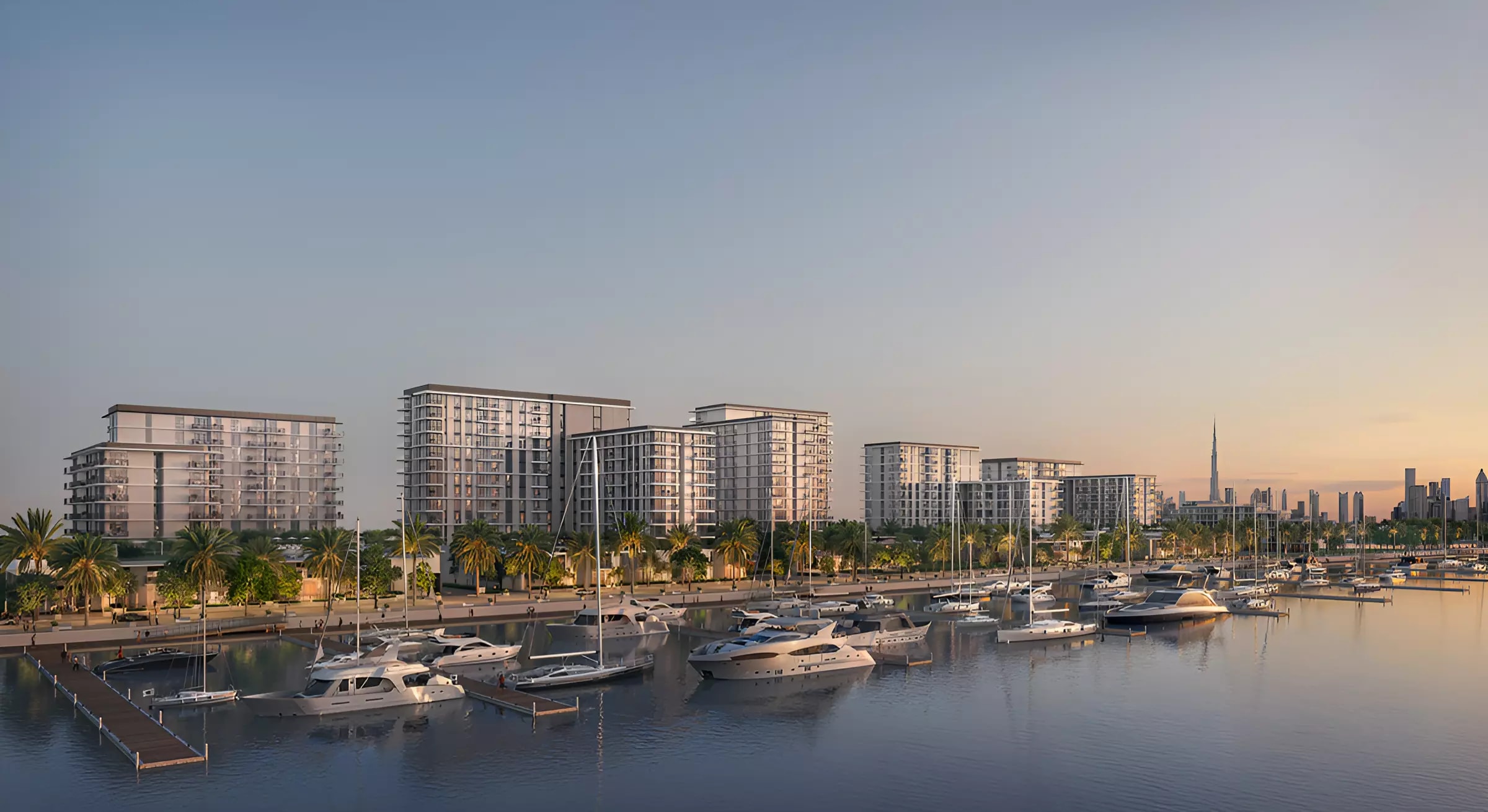 Impressie van Porto View, woningen van Emaar Properties in Mina Rashid, Dubai