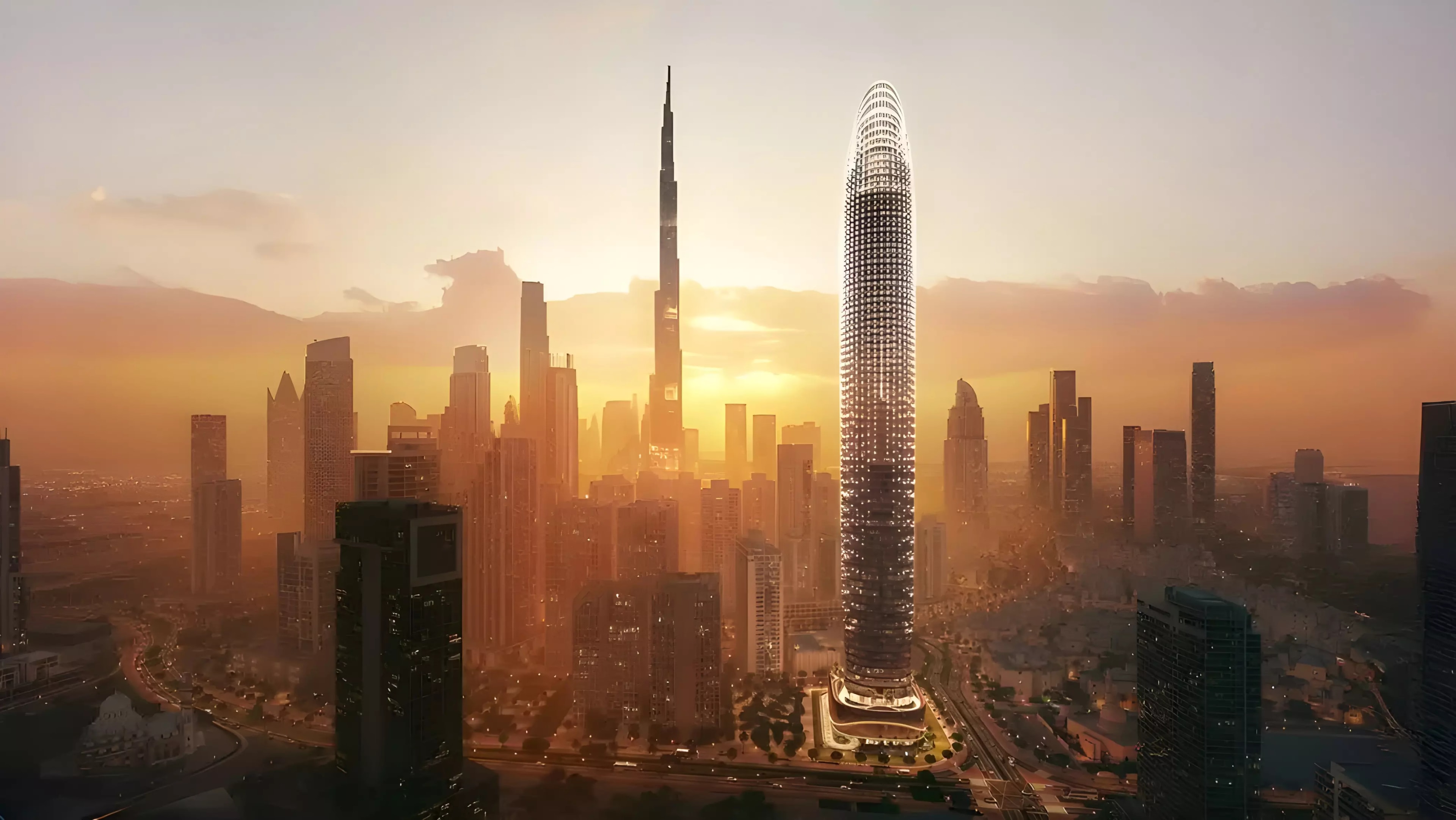 Impressie van Binghatti Skyblade, appartementen van Binghatti Developers in Downtown Dubai, Dubai
