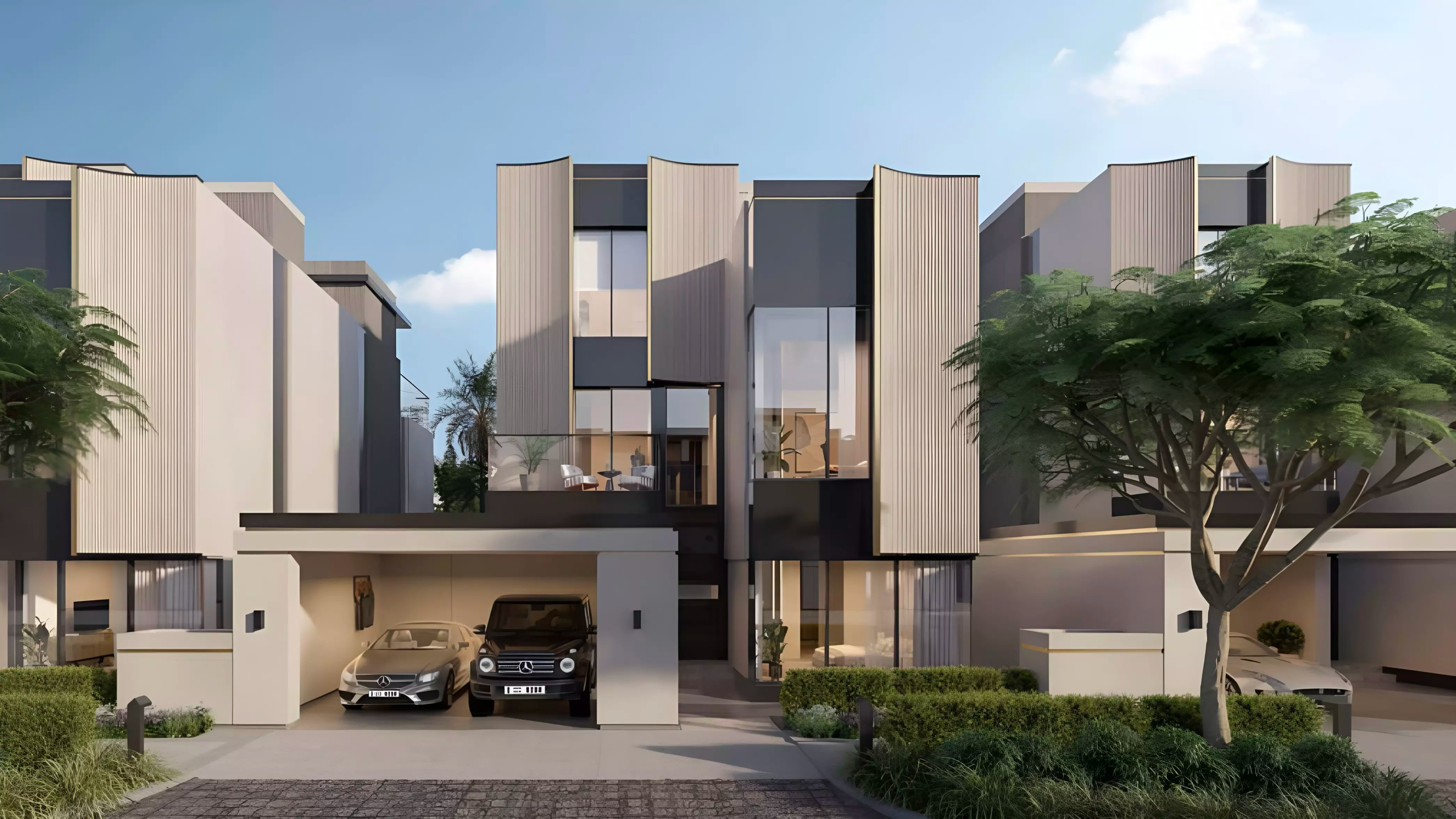 Impressie van The Watercrest, woningen van Ellington in Mohammed Bin Rashid City, Dubai
