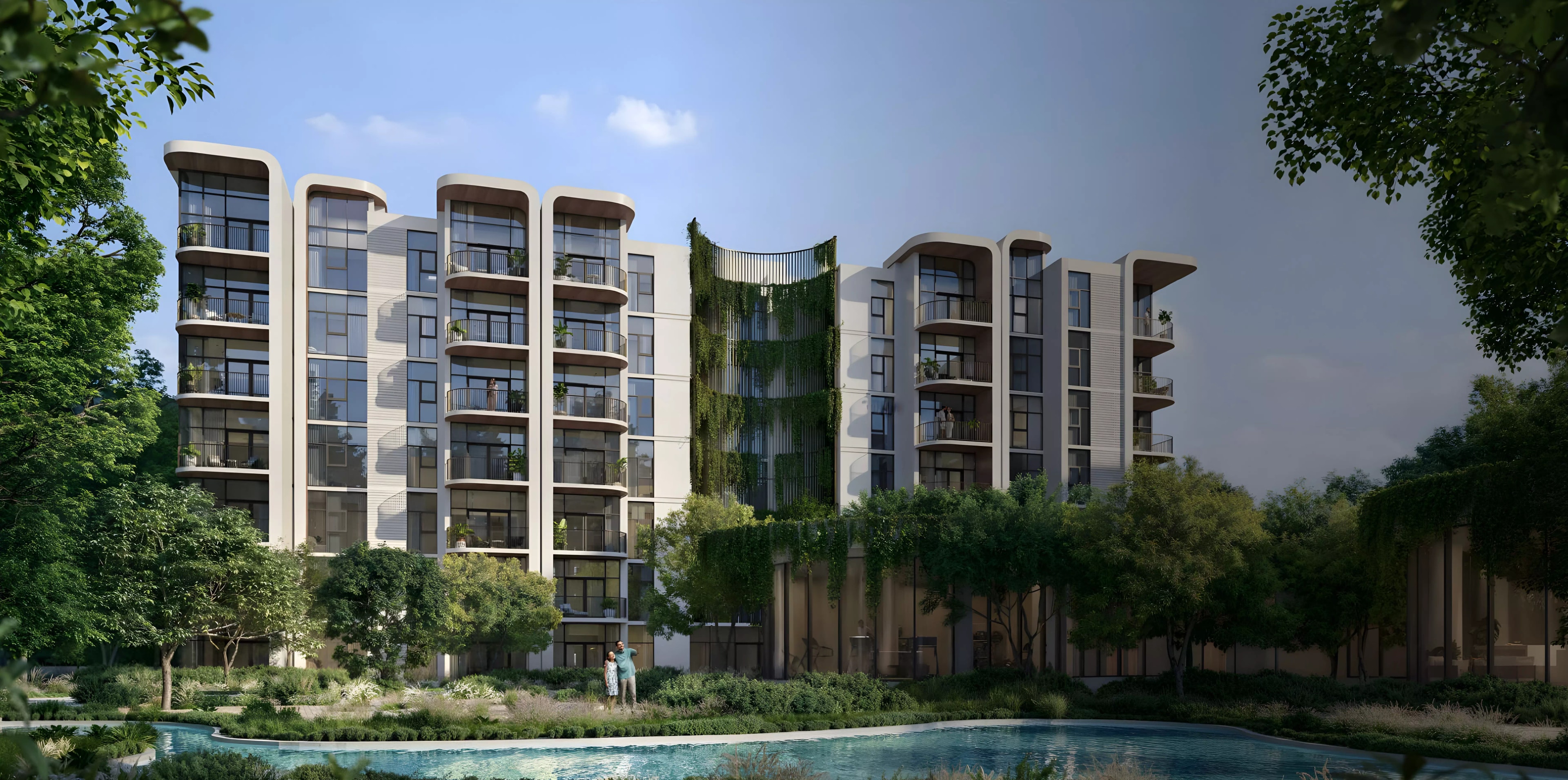 Impressie van Capria East, woningen van Majid Al Futtaim in Ghaf Woods, Dubai
