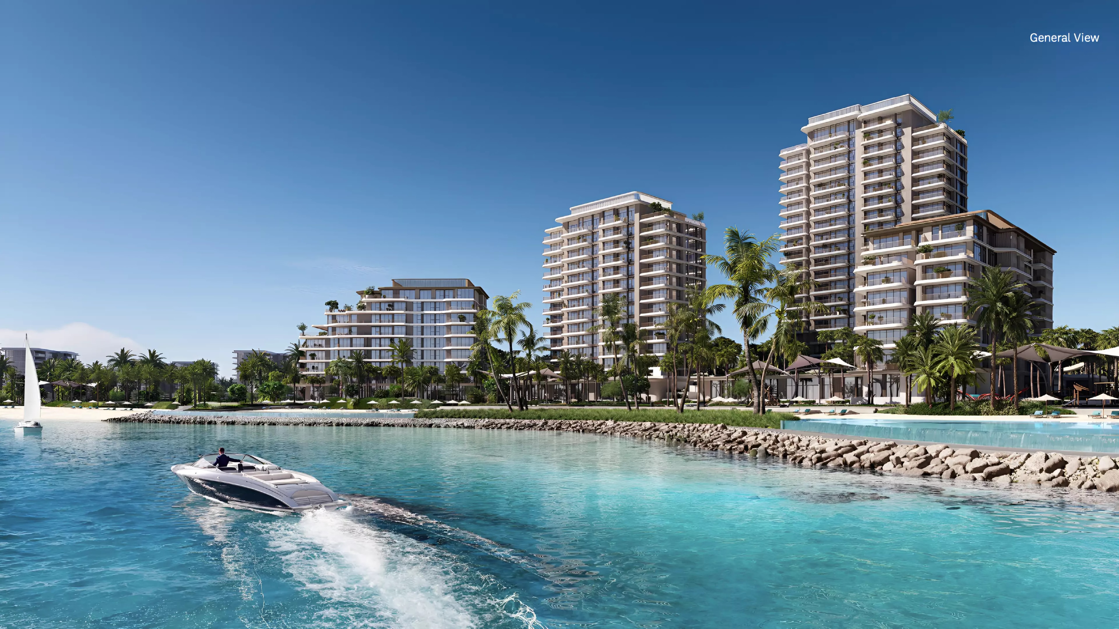 Impressie van Bay Grove, woningen van Nakheel in Dubai Islands, Dubai