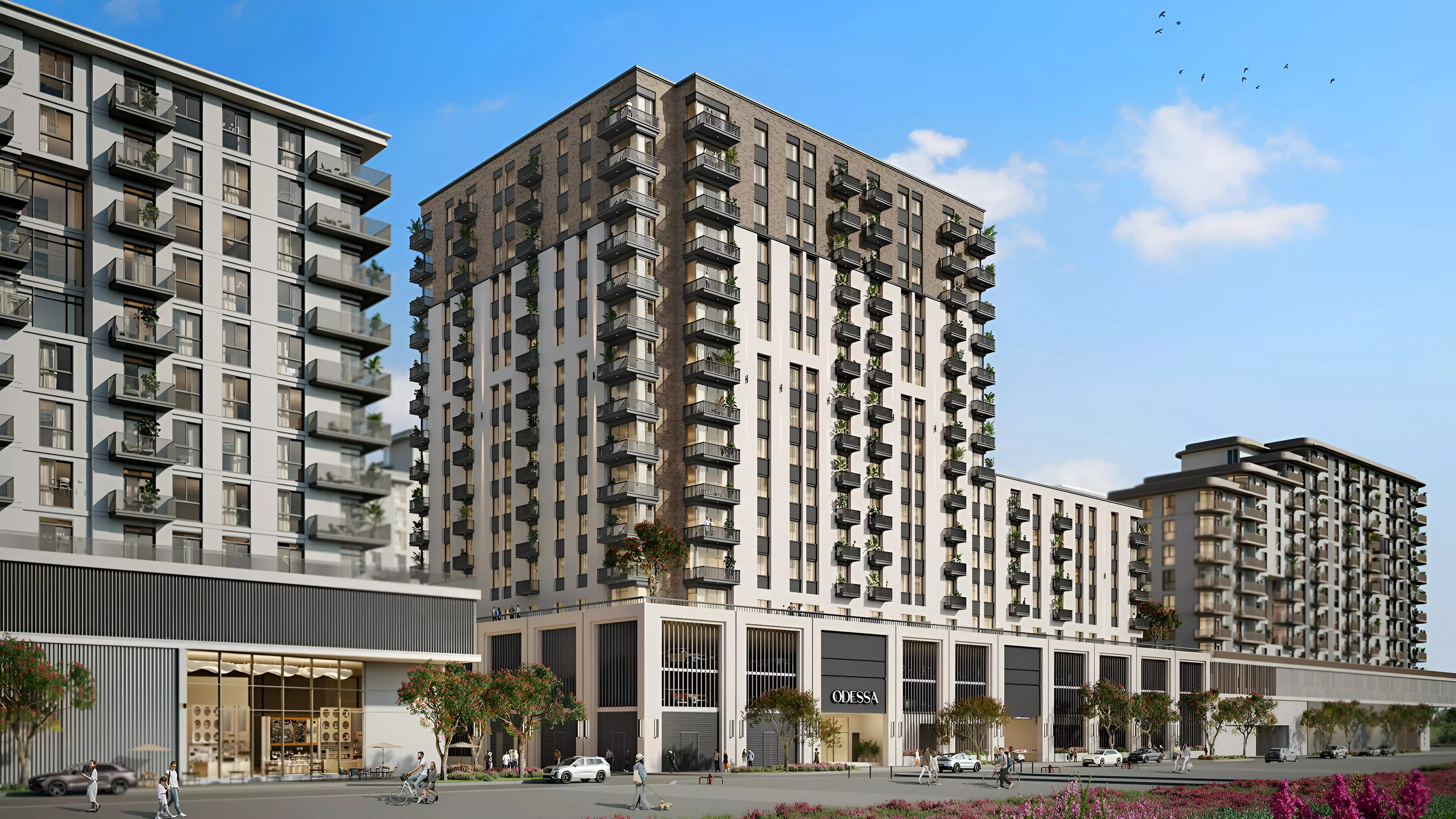 Impressie van Odessa, appartementen van Nshama in Town Square, Dubai