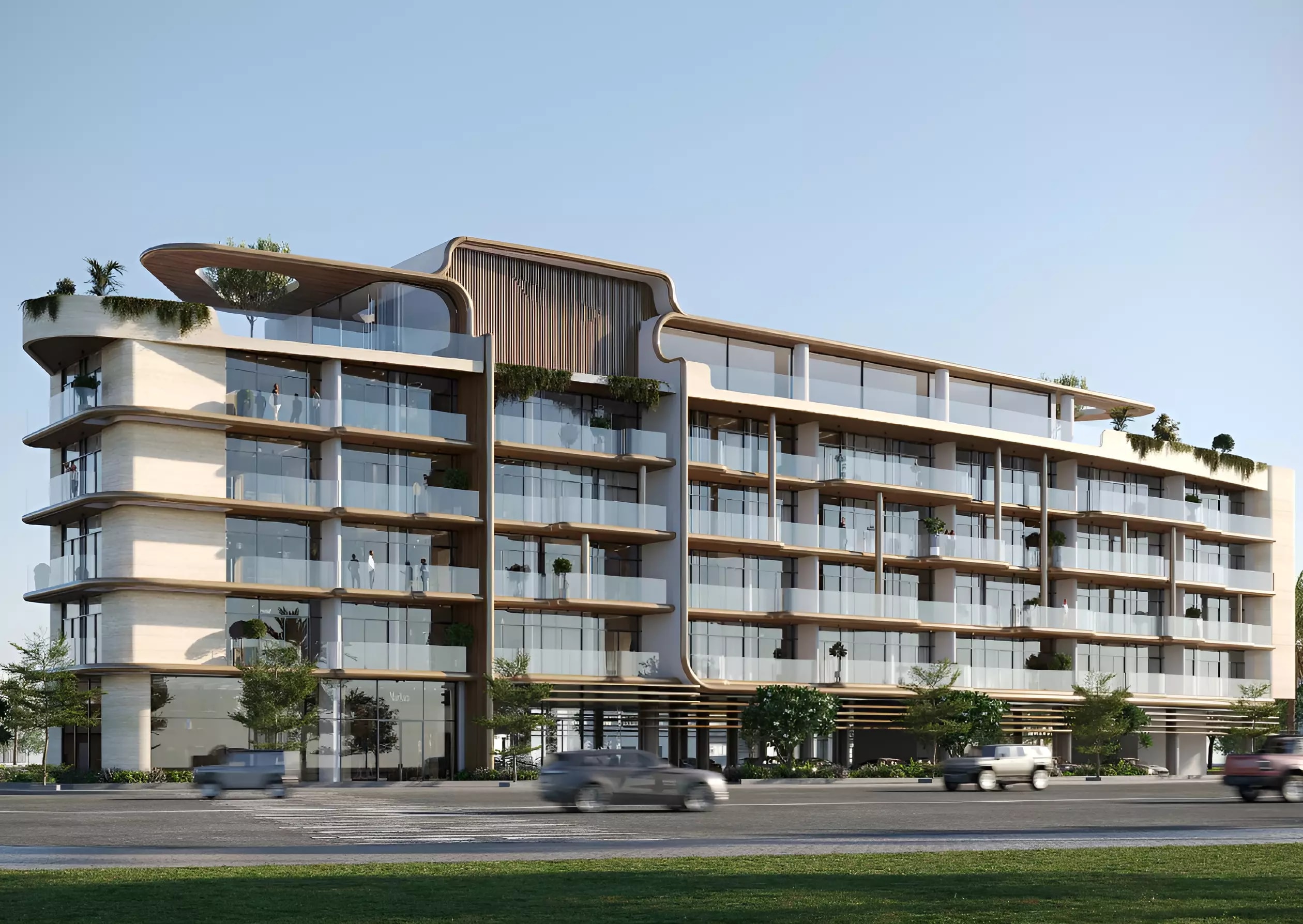Impressie van Coventry Gardens, appartementen van GFS Developers in Dubai Land Residence Complex, Dubai