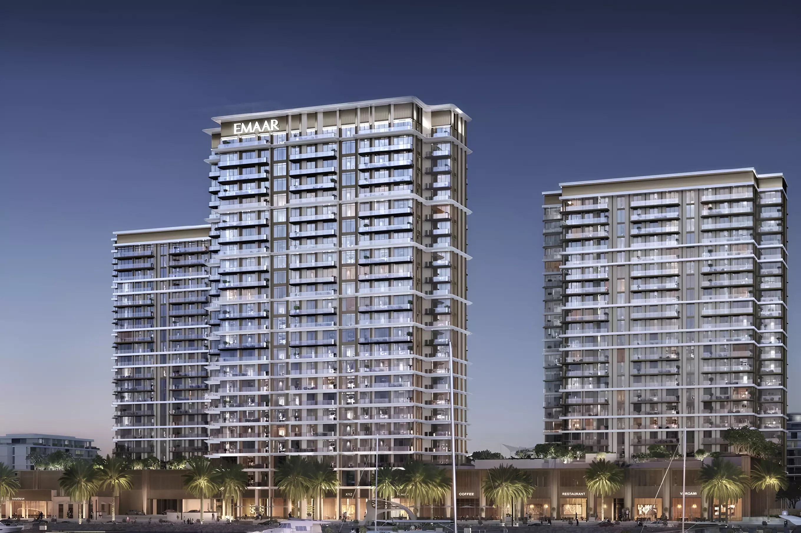 Impressie van Marina Views, appartementen van Emaar Properties in Mina Rashid, Dubai