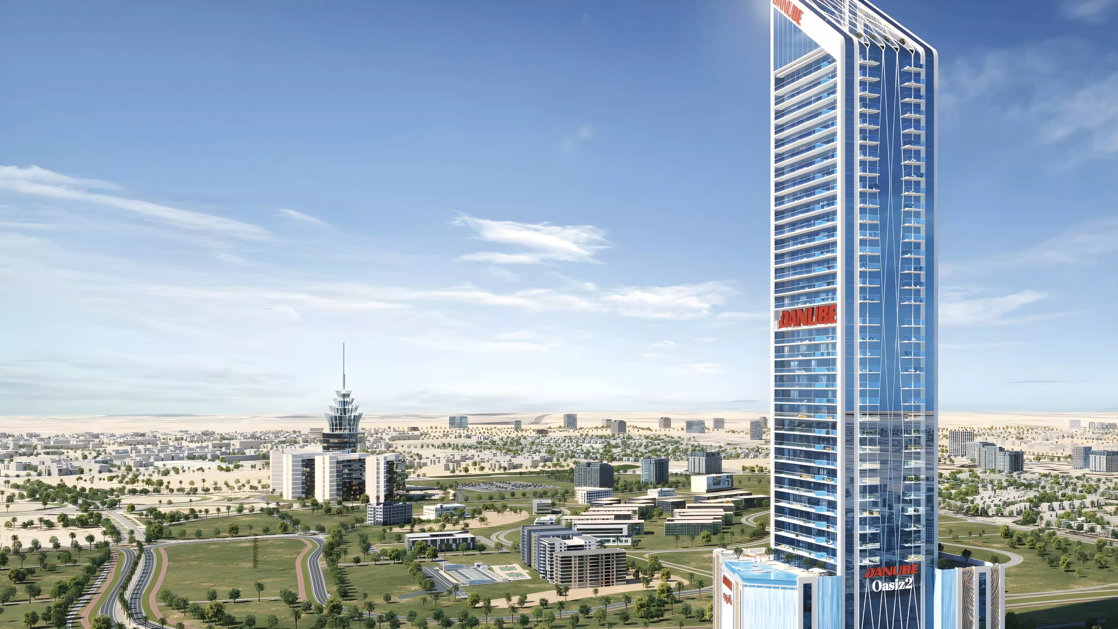 Impressie van Oasiz Phase 2 By Danube, woningen van Danube Properties in Dubai Silicon Oasis, Dubai