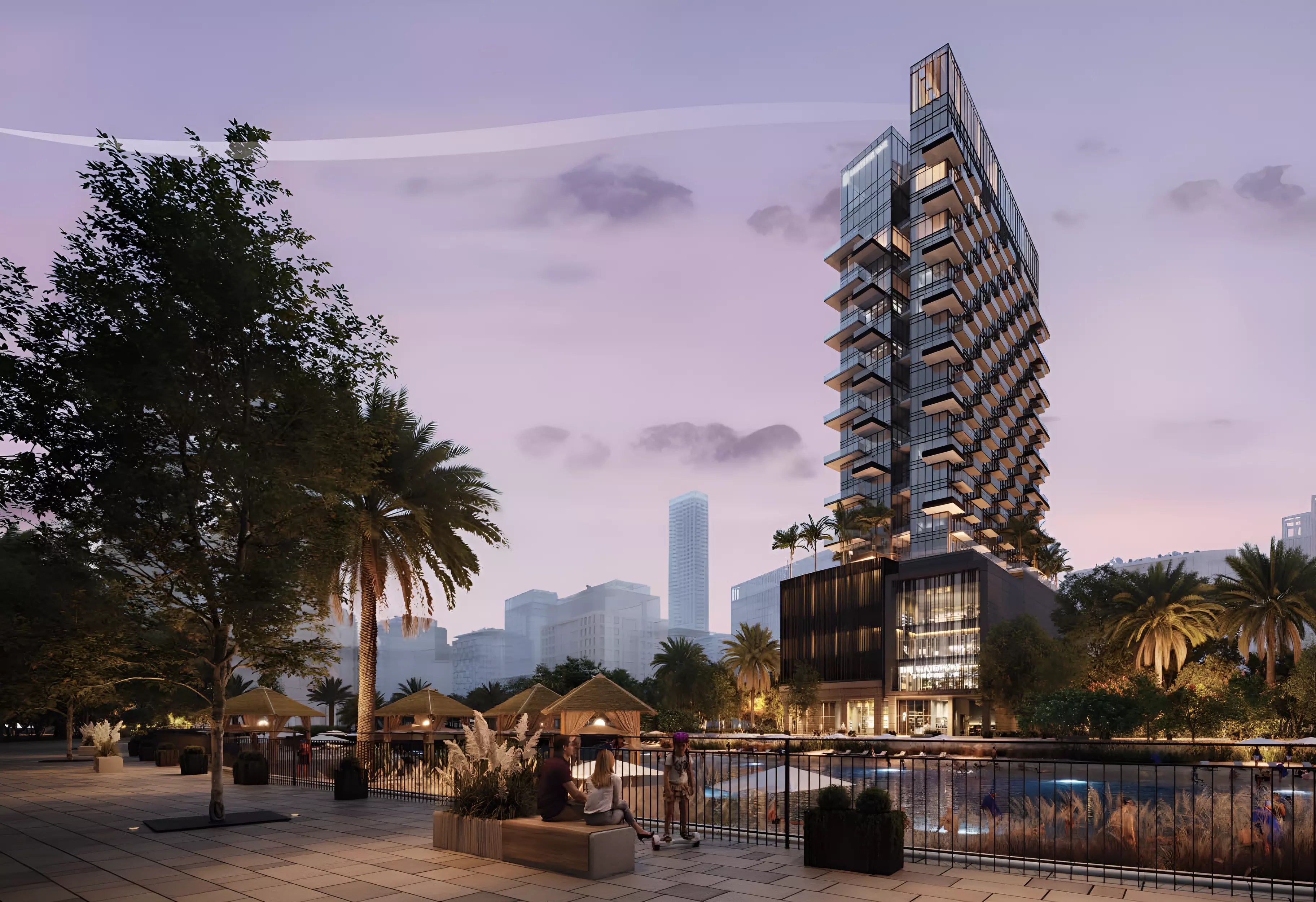 Impressie van The Waterway, appartementen van Prestige One Developments in Bukadra, Dubai
