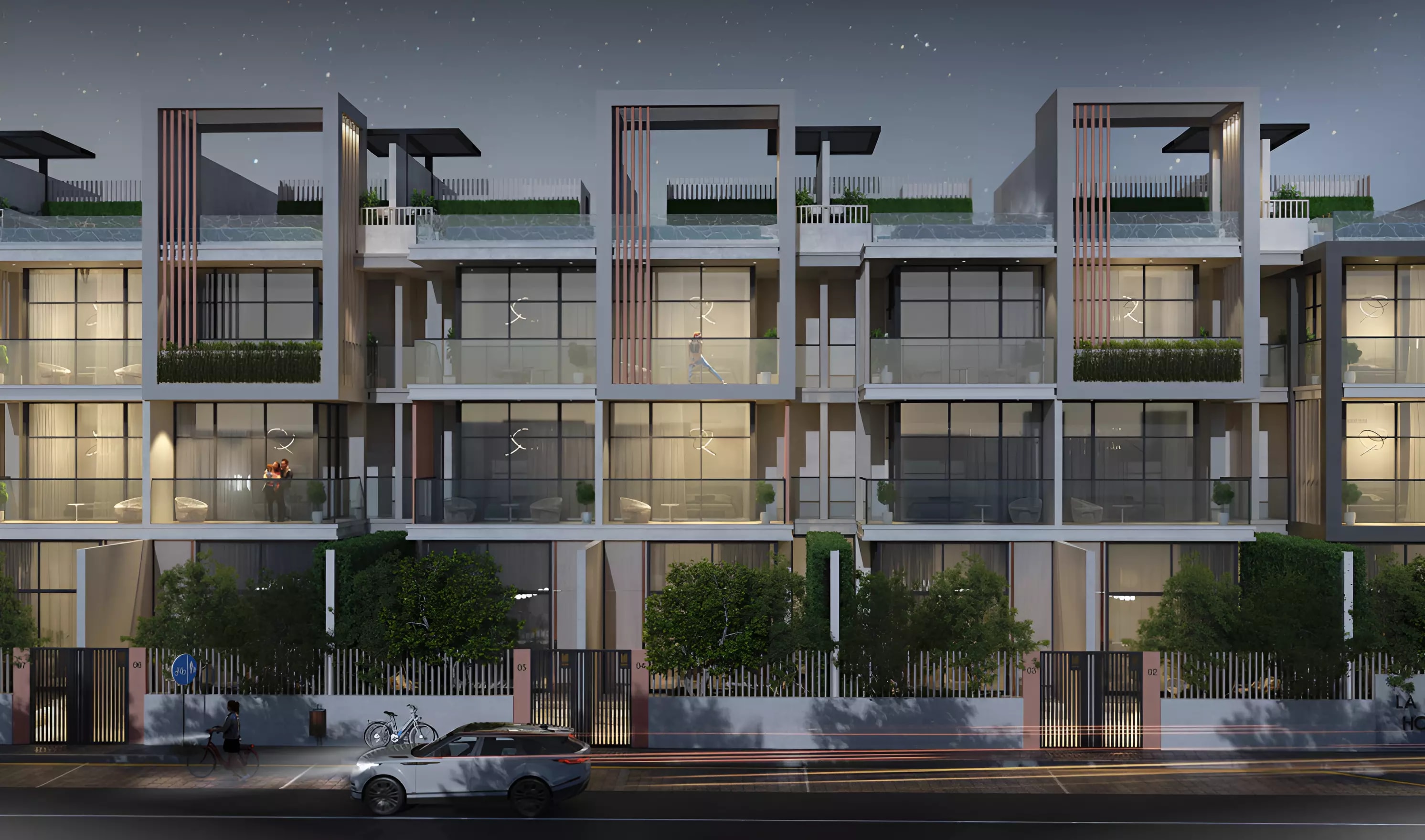 Impressie van La Perla Homes, townhouses van GHD Developments in Jumeirah Village Circle, Dubai