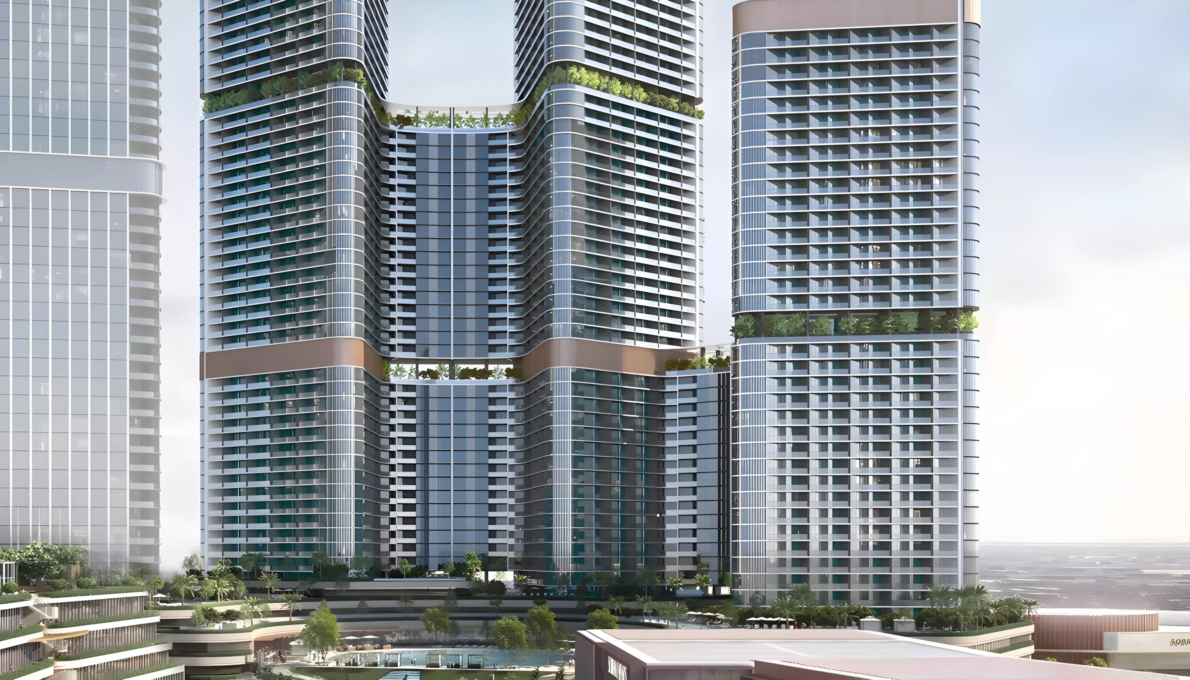 Impressie van Skyvue Solair, appartementen van Sobha Realty in Sobha Hartland 2, Dubai