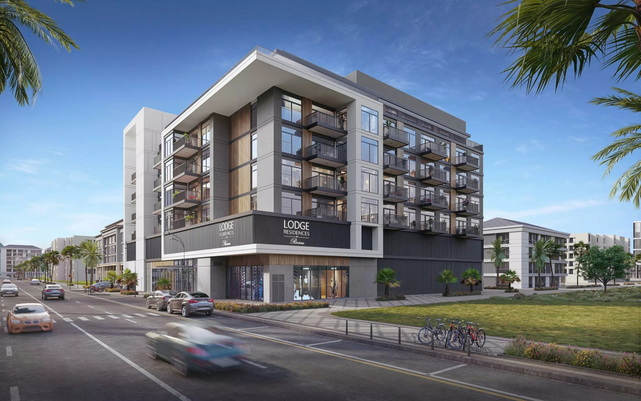 Impressie van Riviera Lodge Residences, appartementen van Riviera Group in Jumeirah Village Circle, Dubai