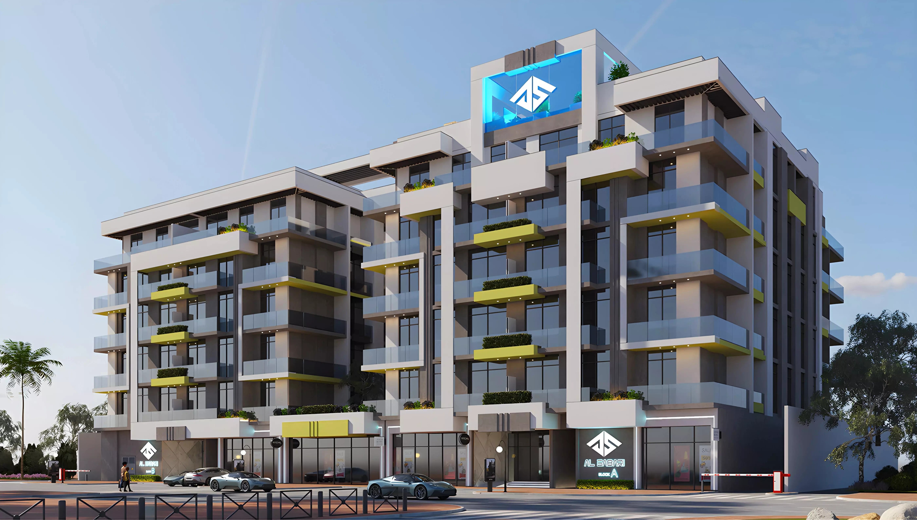 Impressie van High Best Tower, appartementen van True Future in Mohammed Bin Rashid City, Dubai