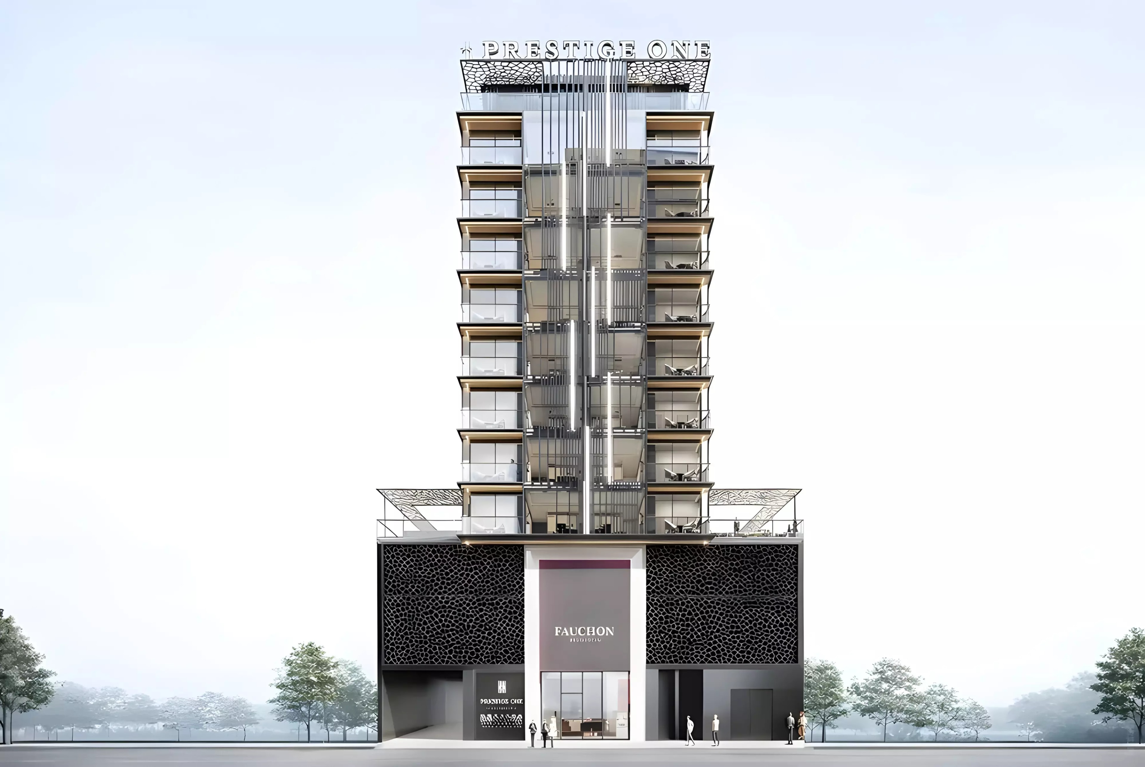 Impressie van Fauchon Residences, appartementen van Prestige One Developments in Jumeirah Garden City, Dubai