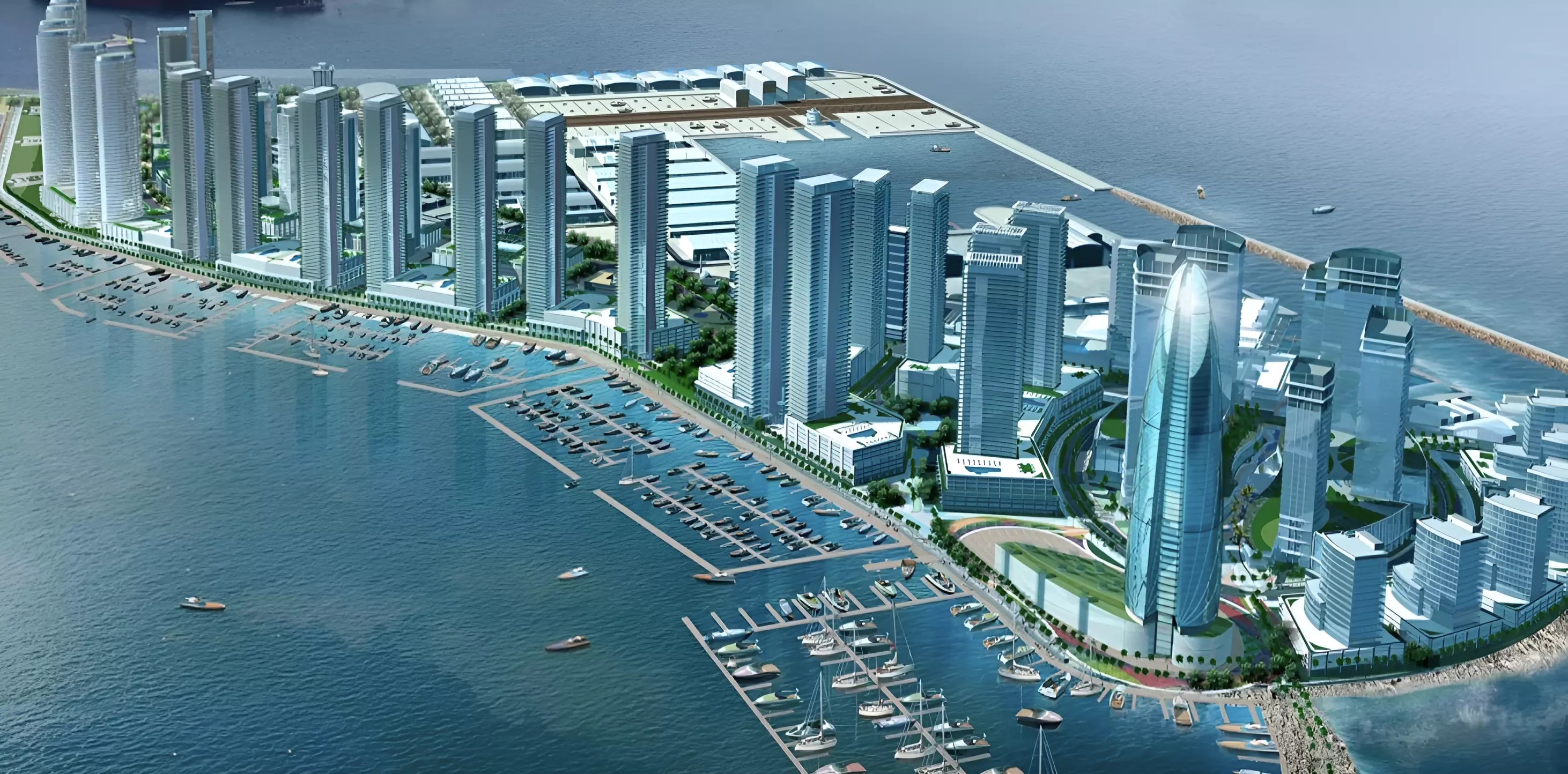 Impressie van LIV Maritime, woningen van LIV Developers in Maritime City, Dubai