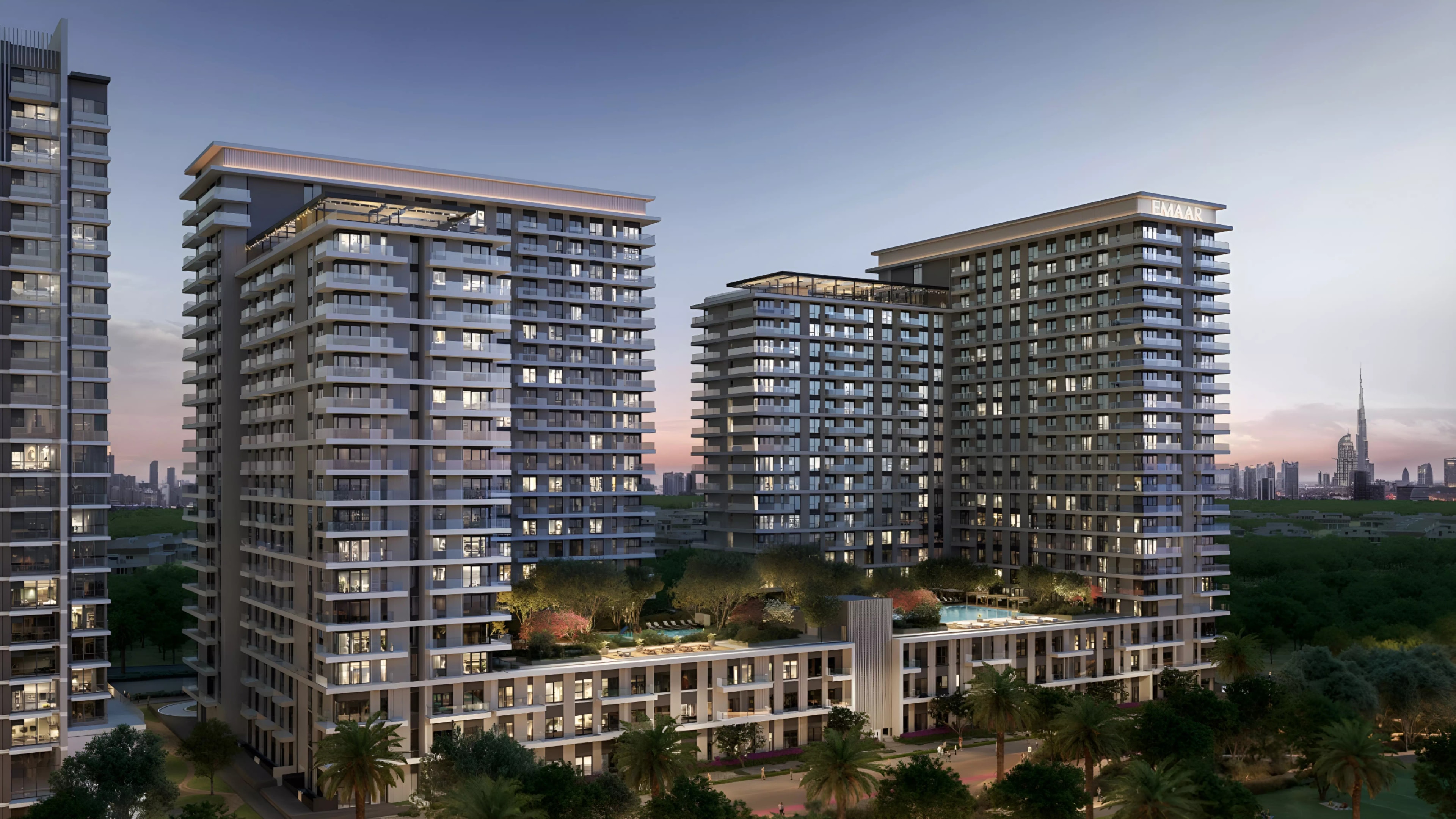 Impressie van Vida Residences Club Point, appartementen van Emaar Properties in Dubai Hills Estate, Dubai