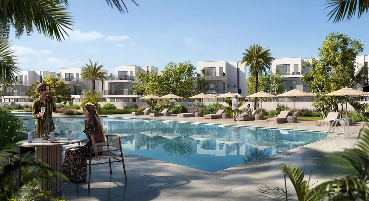Impressie van Golf Lane, villa's van Emaar Properties in Emaar South, Dubai