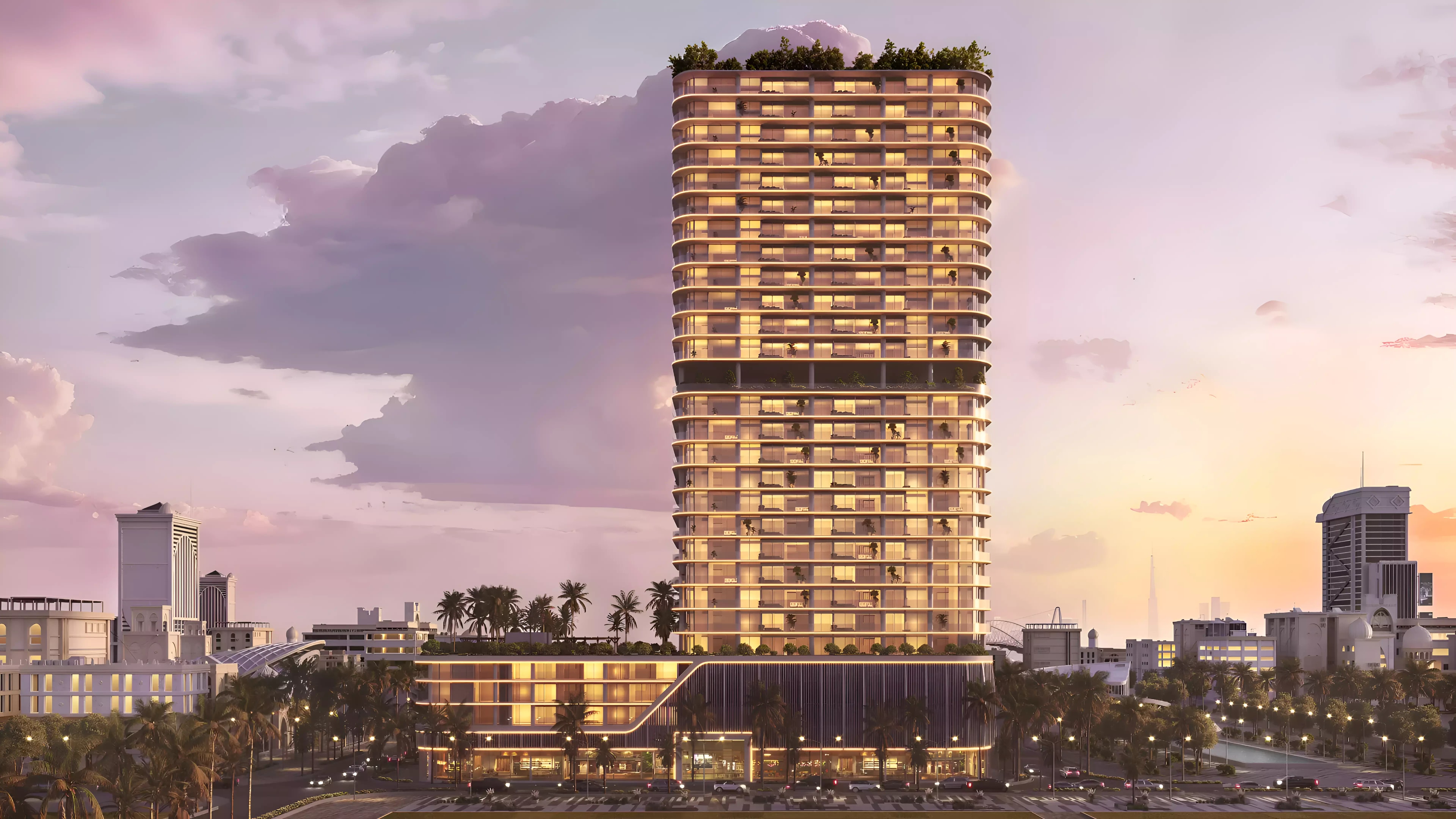 Impressie van Interstellar Tower, woningen van Mr Eight Development in Jumeirah Village Triangle, Dubai