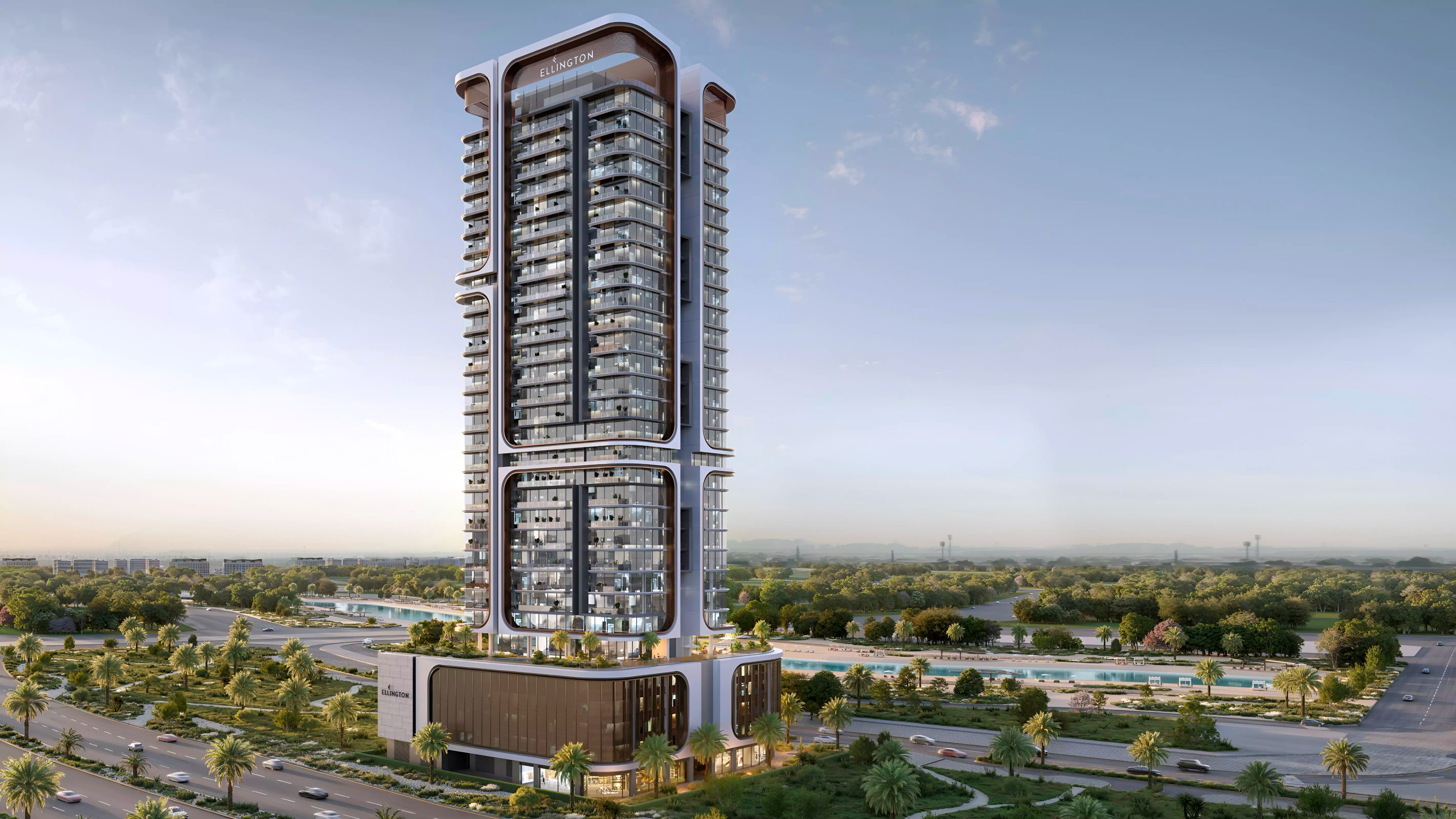 Impressie van Highgrove, woningen van Ellington in Bukadra, Dubai