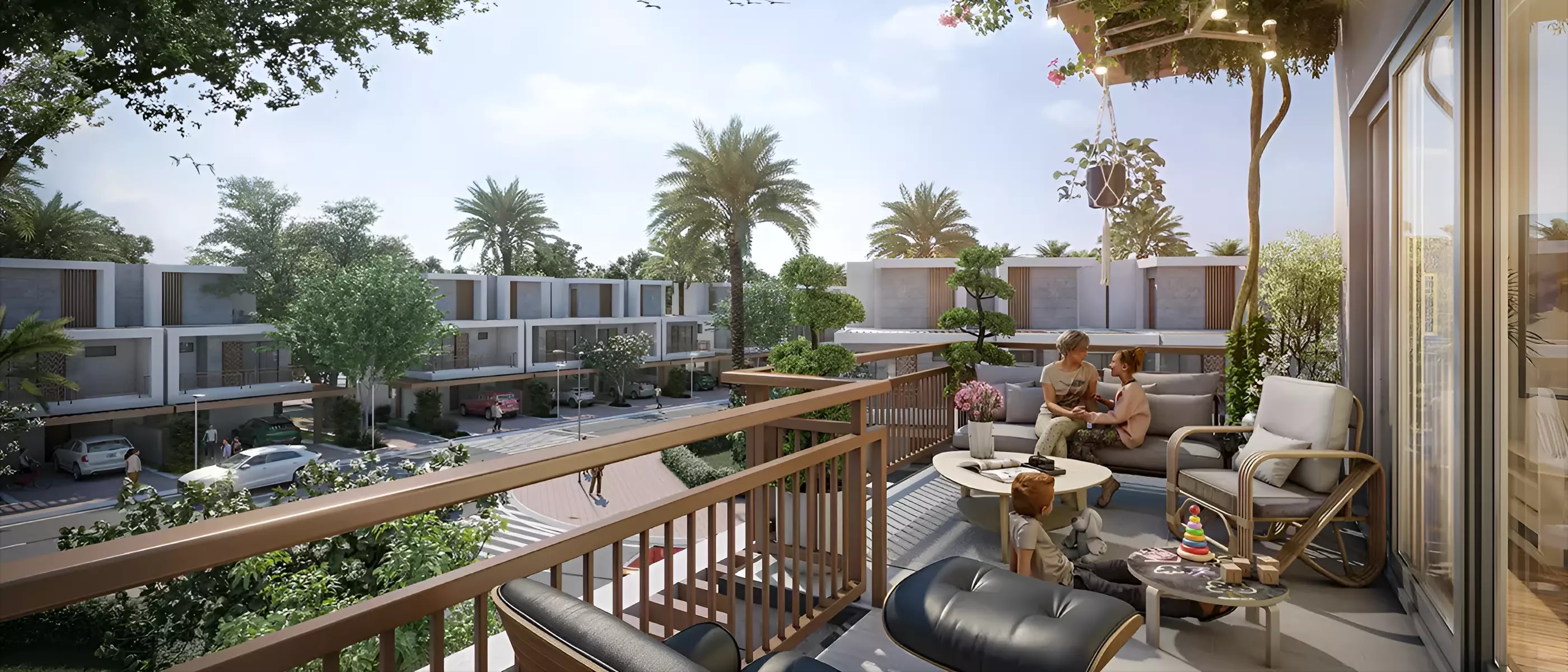 Impressie van Violet 2, townhouses van Damac Properties in Damac Hills 2, Dubai