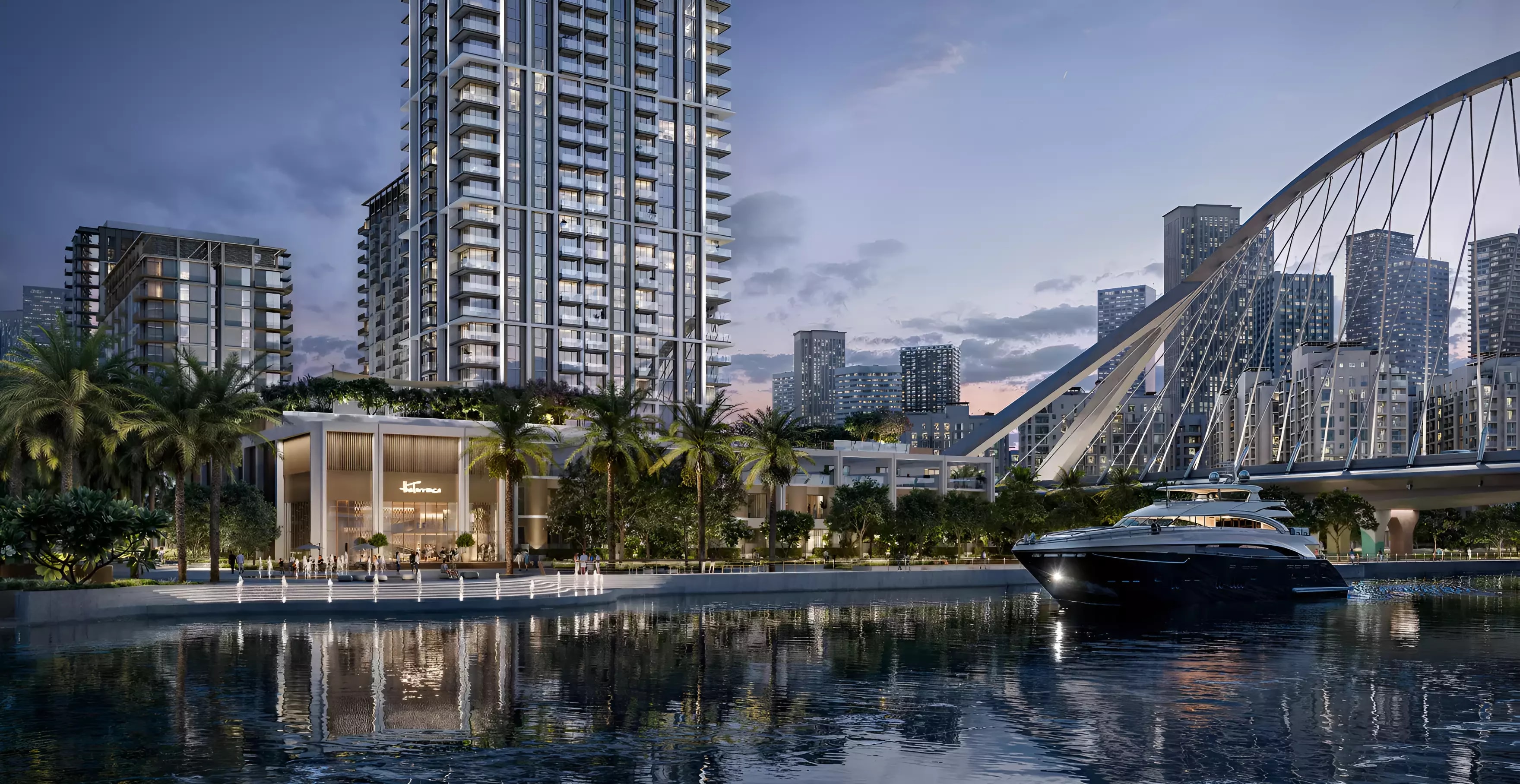 Impressie van Arlo, woningen van Emaar Properties in Dubai Creek Harbour (The Lagoons), Dubai
