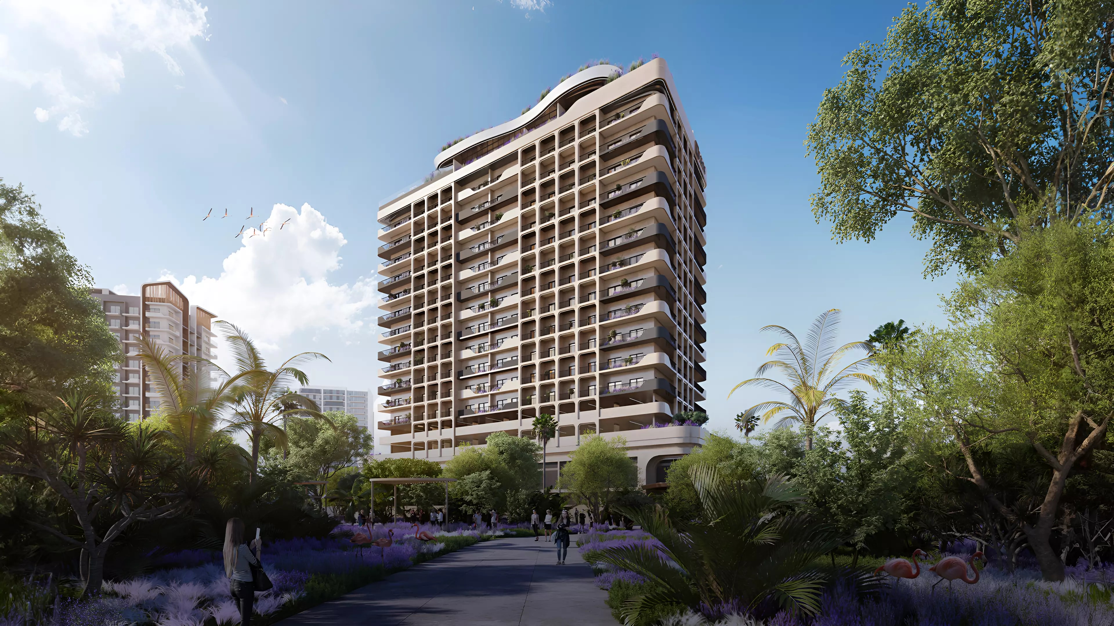 Impressie van Weybridge Gardens Phase 2 By Leos, appartementen van LEOS International in Dubai Land Residence Complex, Dubai