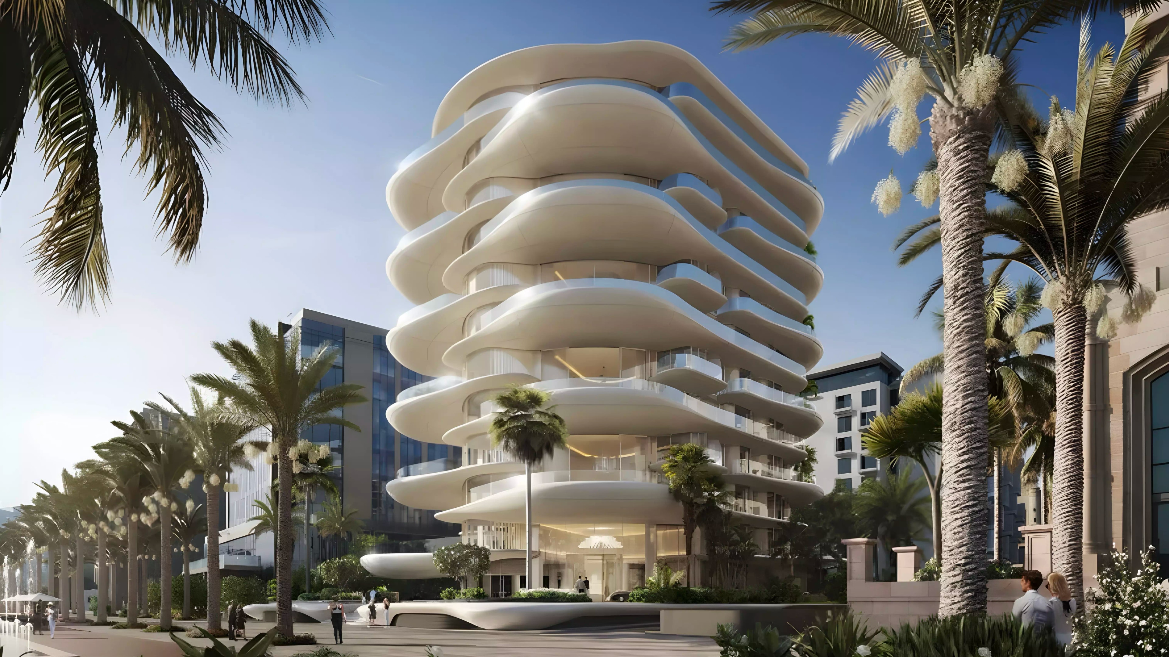 Impressie van Palm Flower, penthouses van Alpago properties in Palm Jumeirah, Dubai