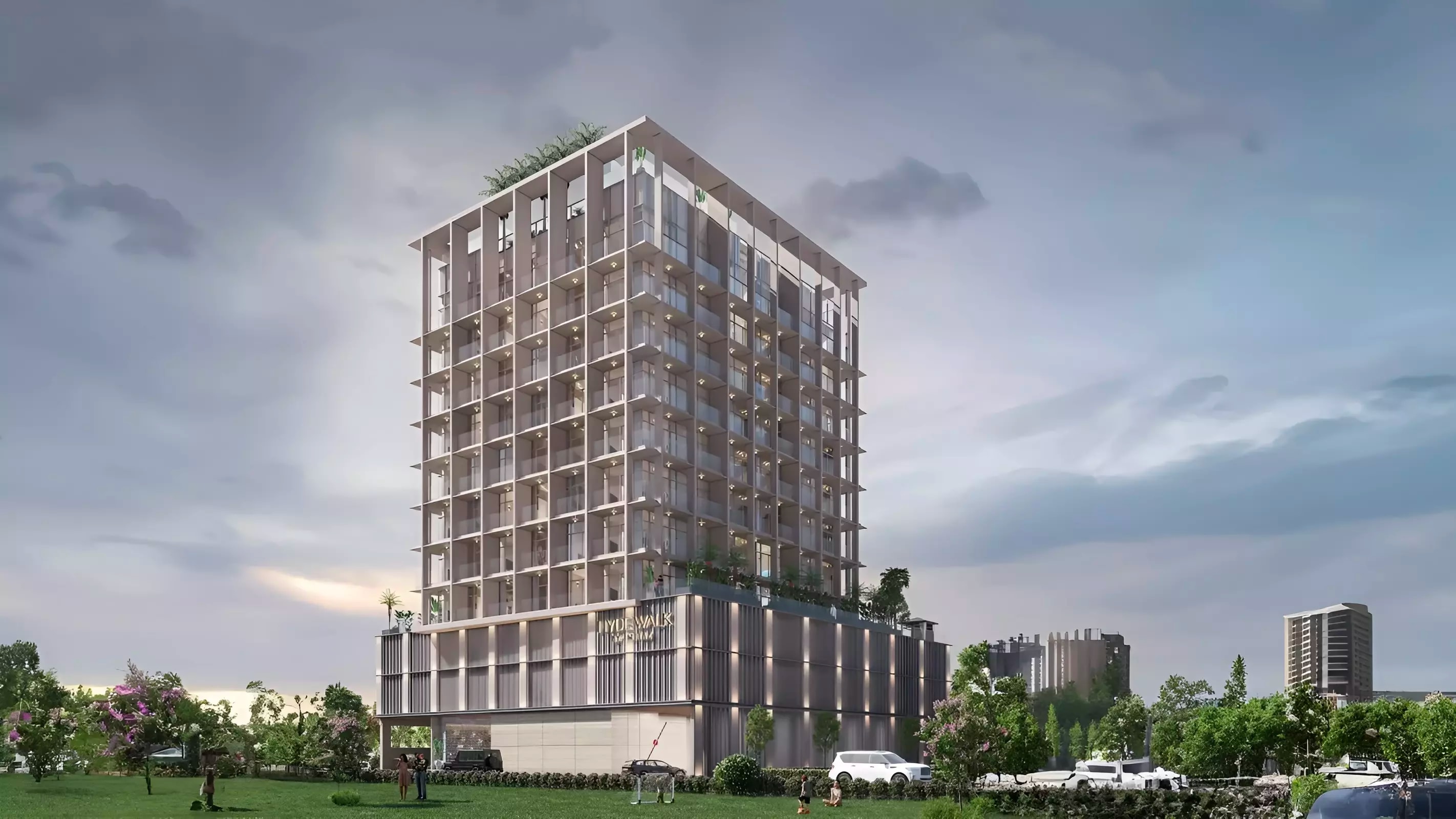 Impressie van Hyde Walk by Imtiaz, appartementen van Imtiaz Developments in Jumeirah Garden City, Dubai
