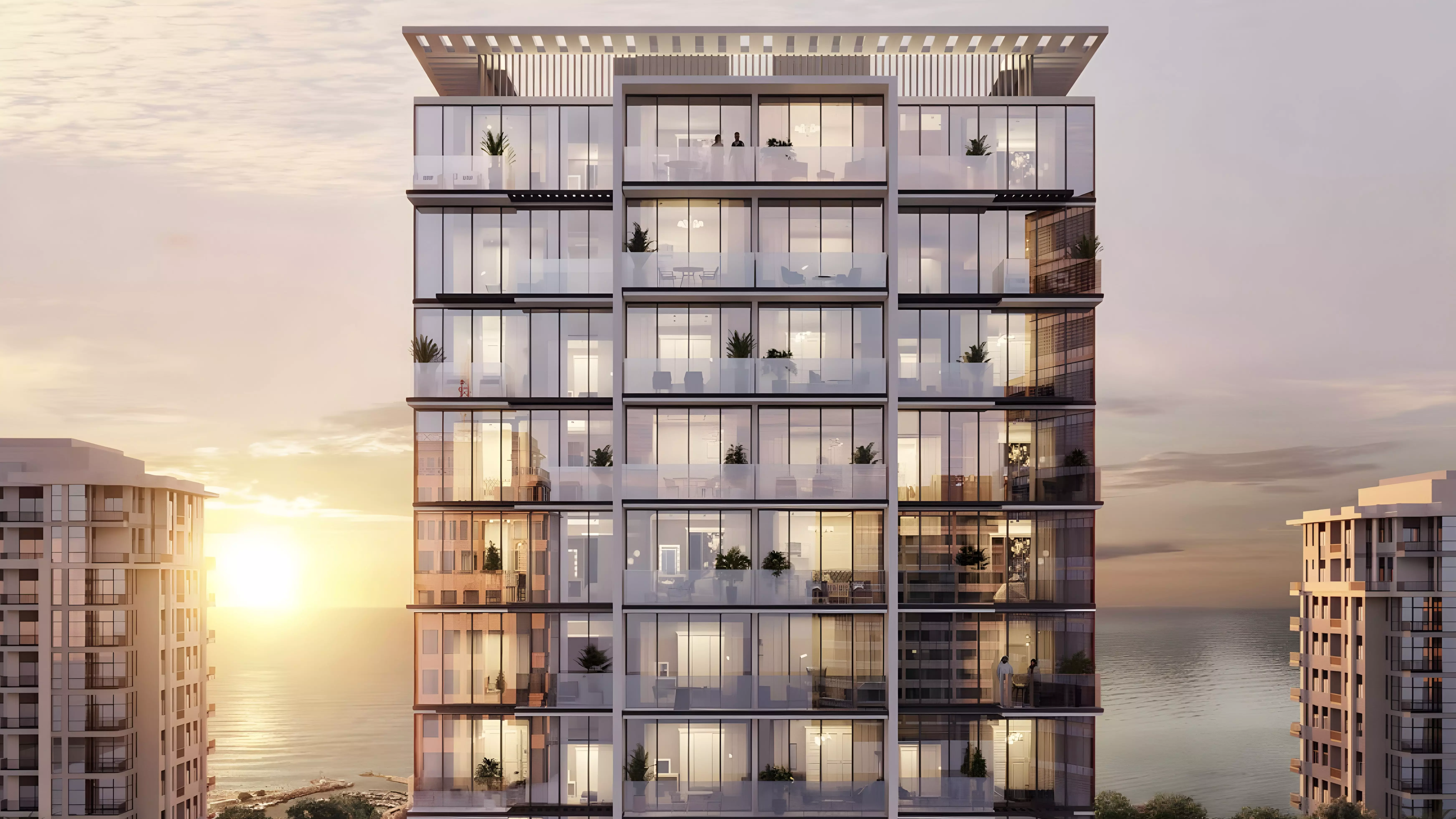Impressie van Allegro Residences, appartementen van Mill Hill Riviera Development in Dubai Islands, Dubai