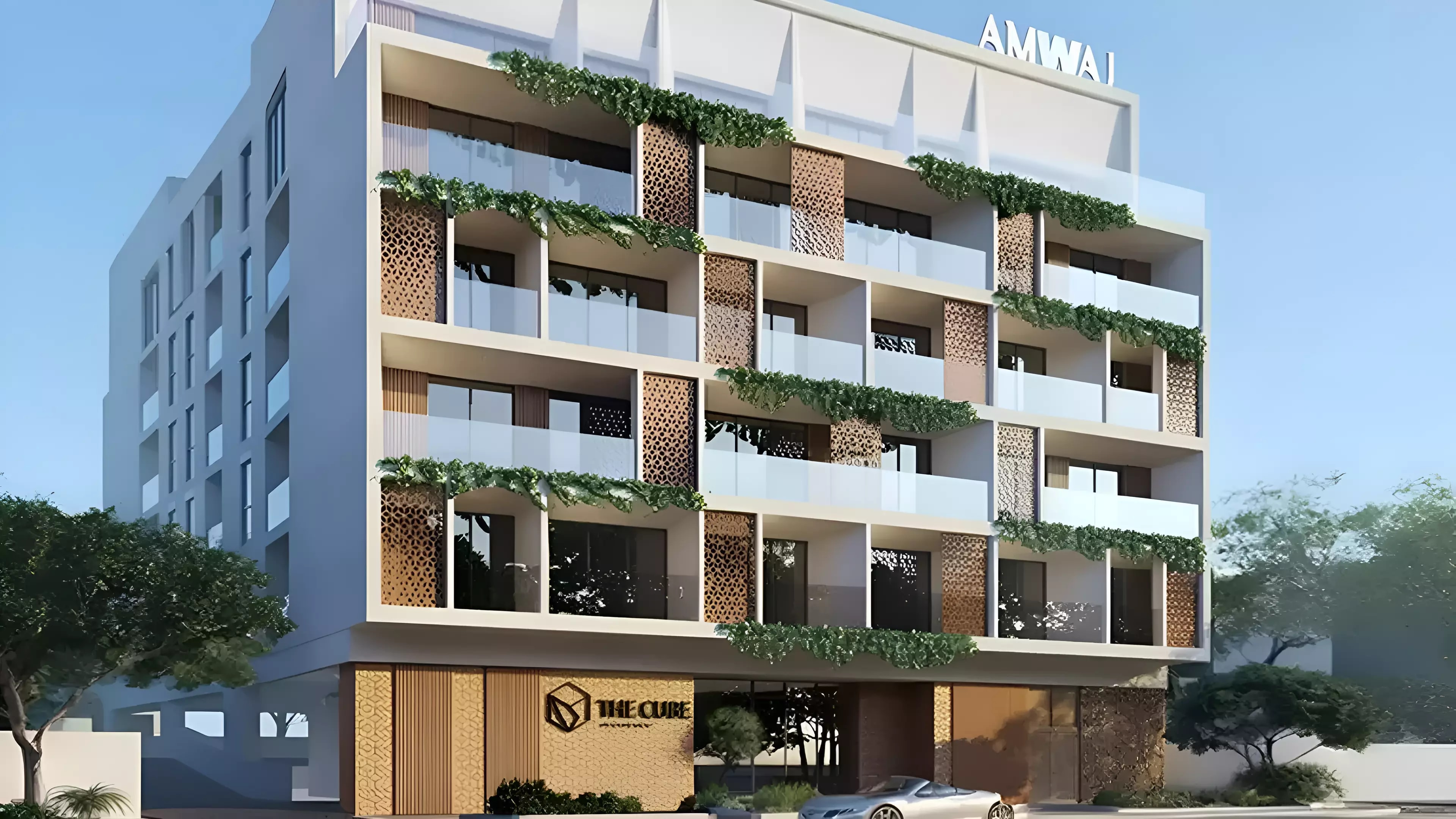 Impressie van The Cube Residences, appartementen van Amwaj Development in Mohammed Bin Rashid City, Dubai