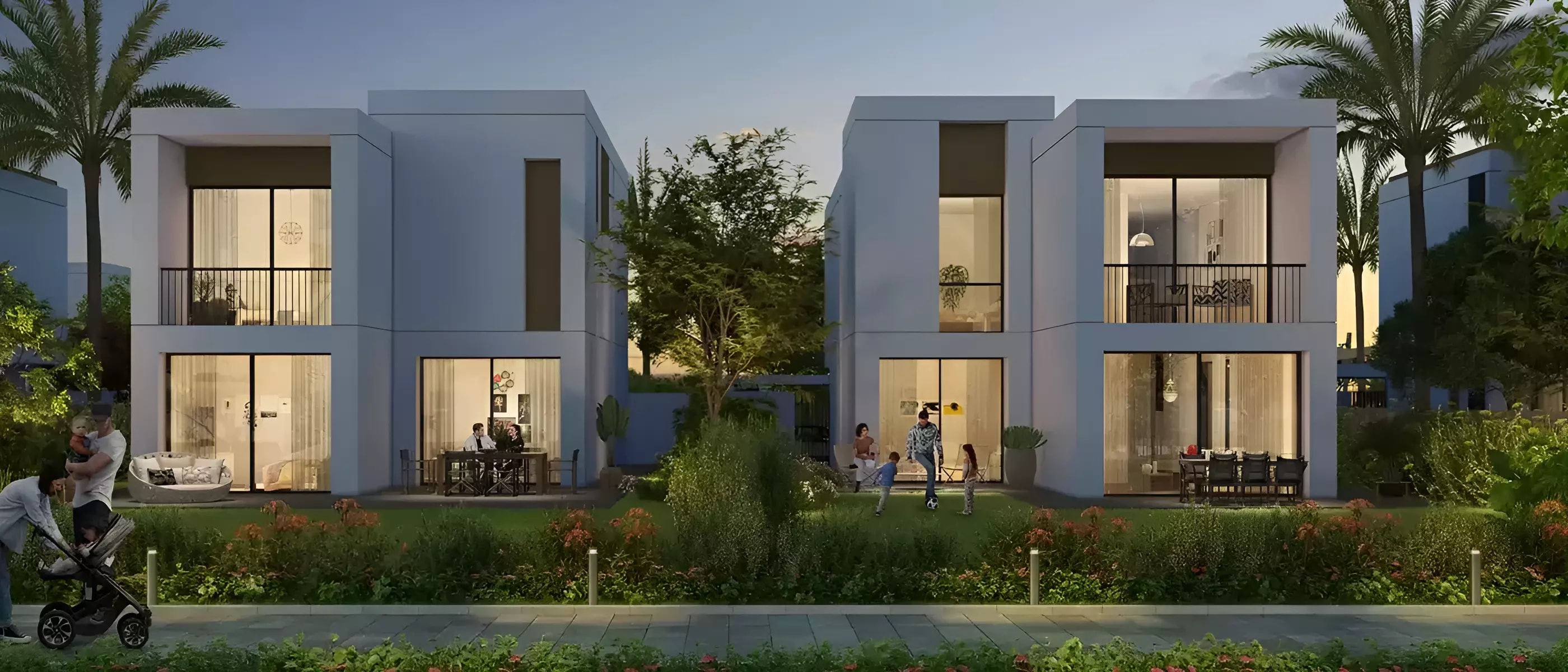 Impressie van Greenway, townhouses van Emaar Properties in Emaar South, Dubai