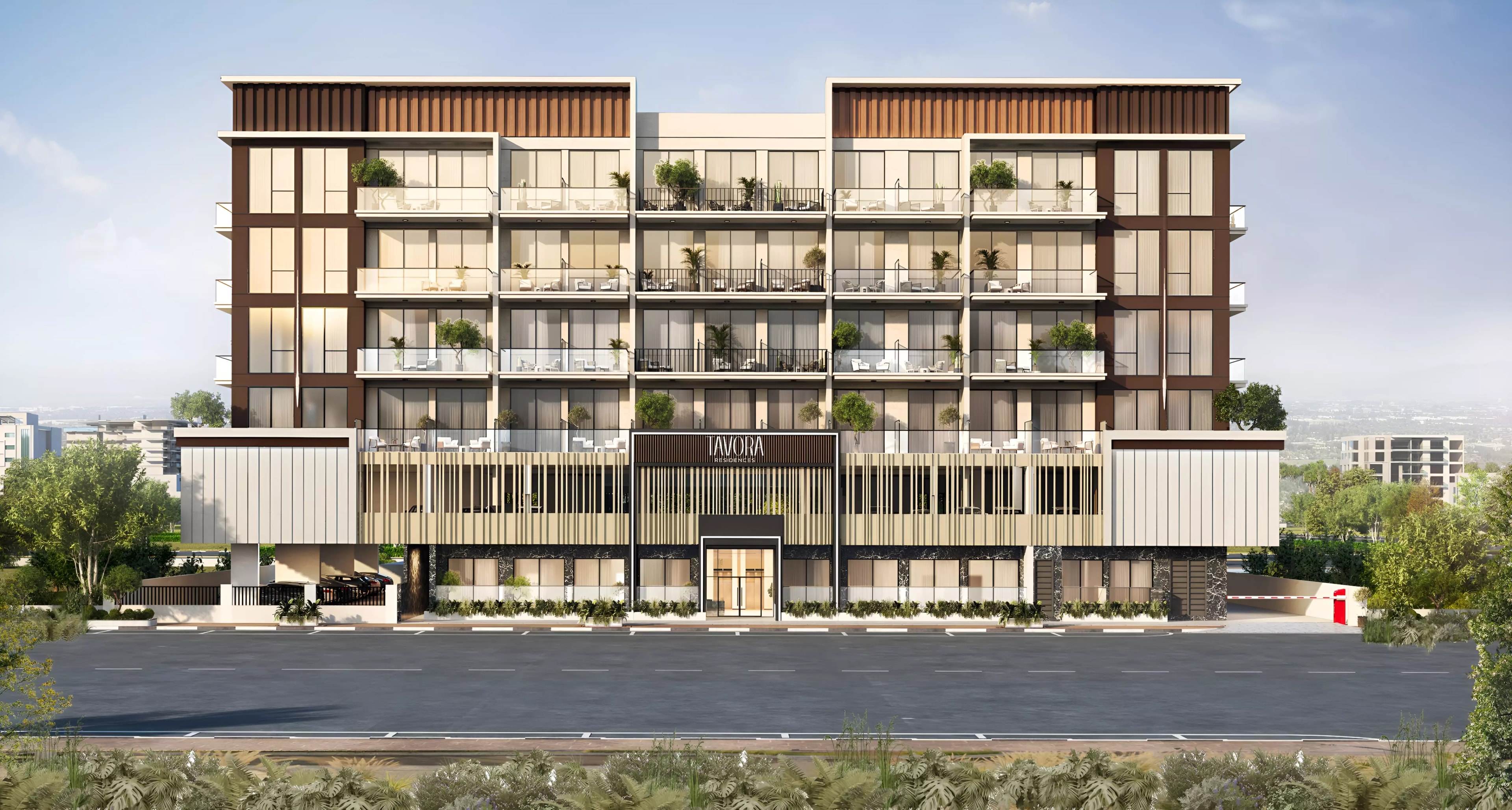Impressie van Tavora Residences, appartementen van JHK Developments in International City Phase 2, Dubai