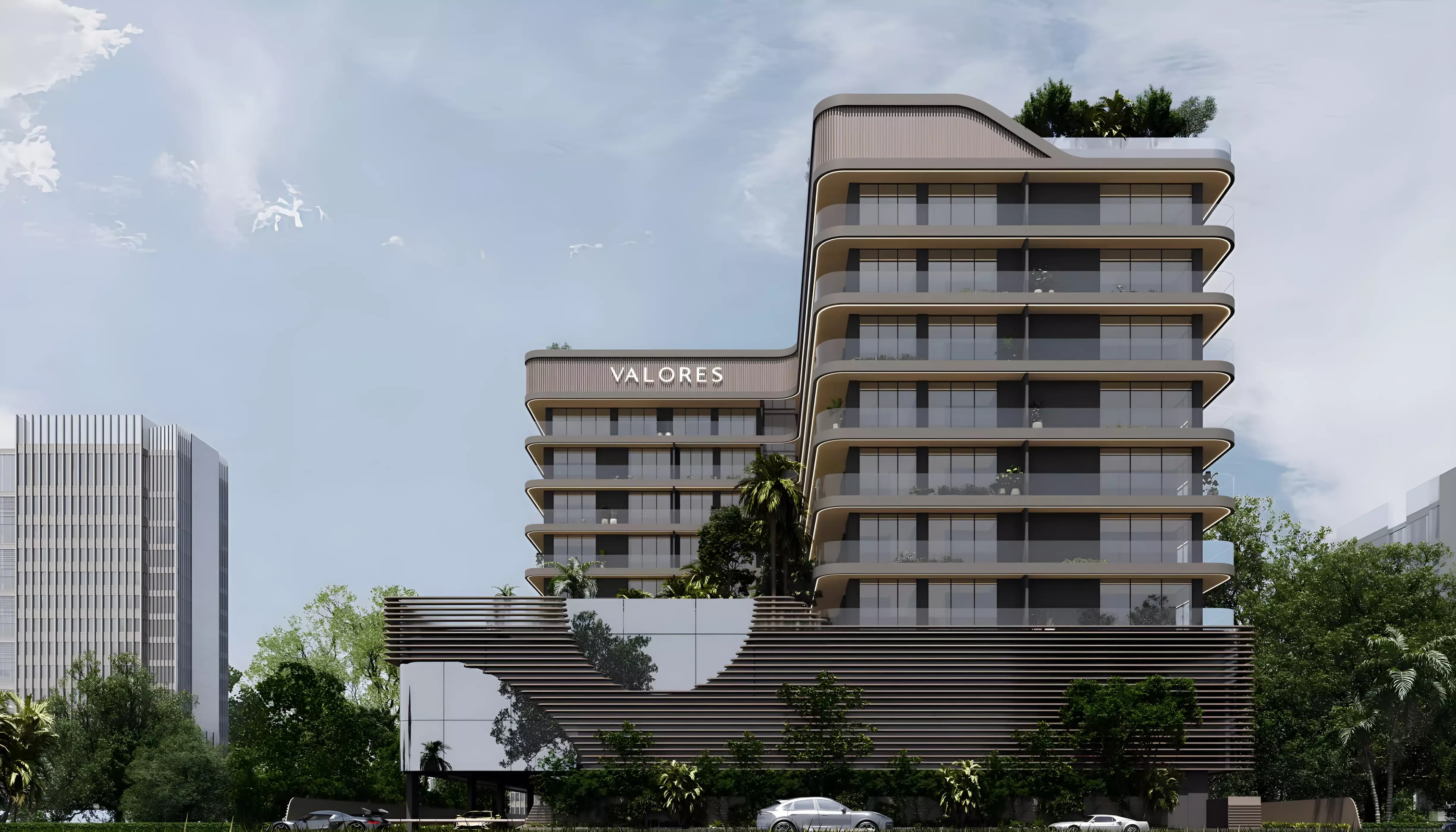 Impressie van Valores Residences, appartementen van Ocean Pearl Property Development in Al Furjan, Dubai
