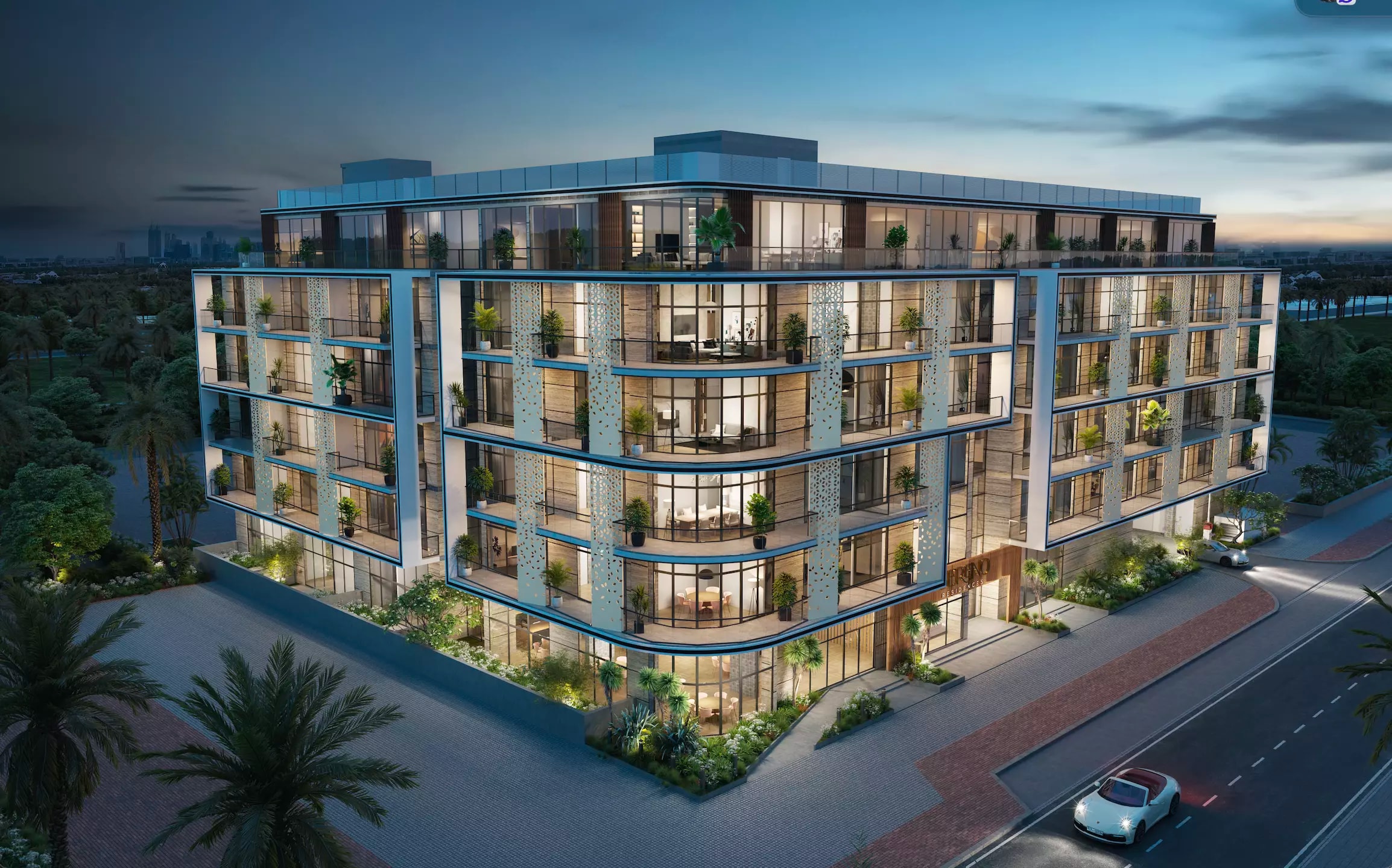Impressie van Sereno Residences, appartementen van Svarn Development in Jumeirah Village Circle, Dubai