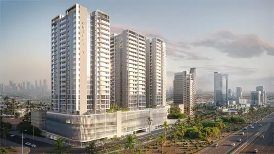 Impressie van Lum1nar Tower 2, appartementen van Object 1 in Jumeirah Village Triangle, Dubai