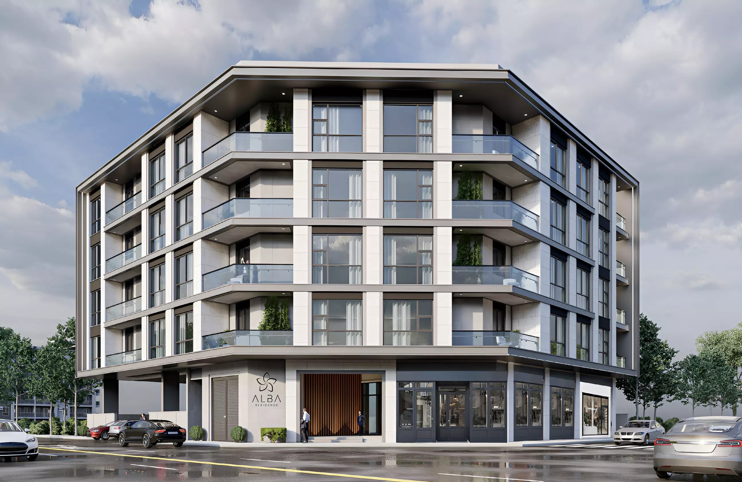 Impressie van Alba Residences, appartementen van Amaya Properties in Liwan, Dubai