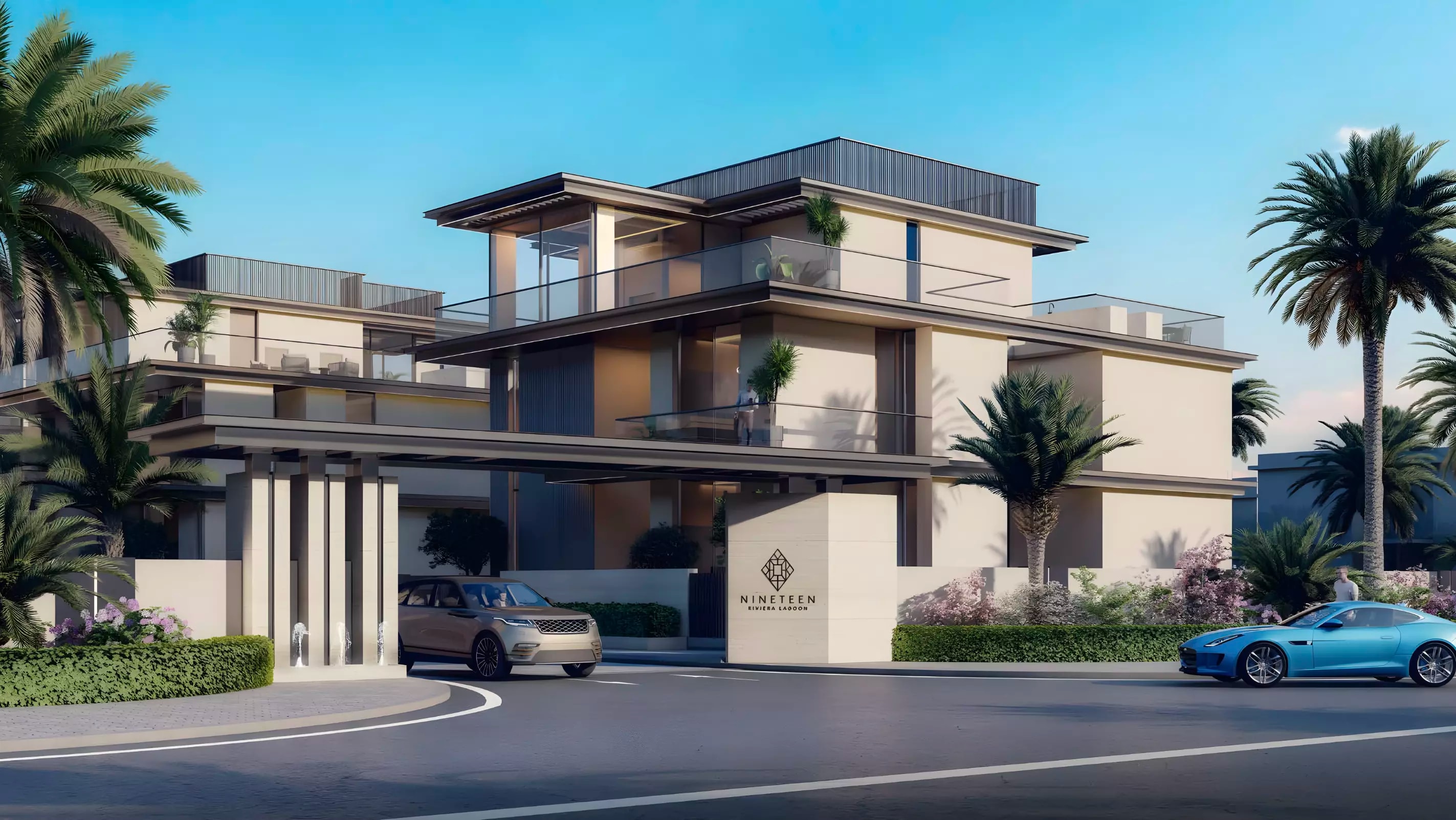 Impressie van Nineteen Riviera Lagoon, villa's van Riviera Group in Mohammed Bin Rashid City, Dubai